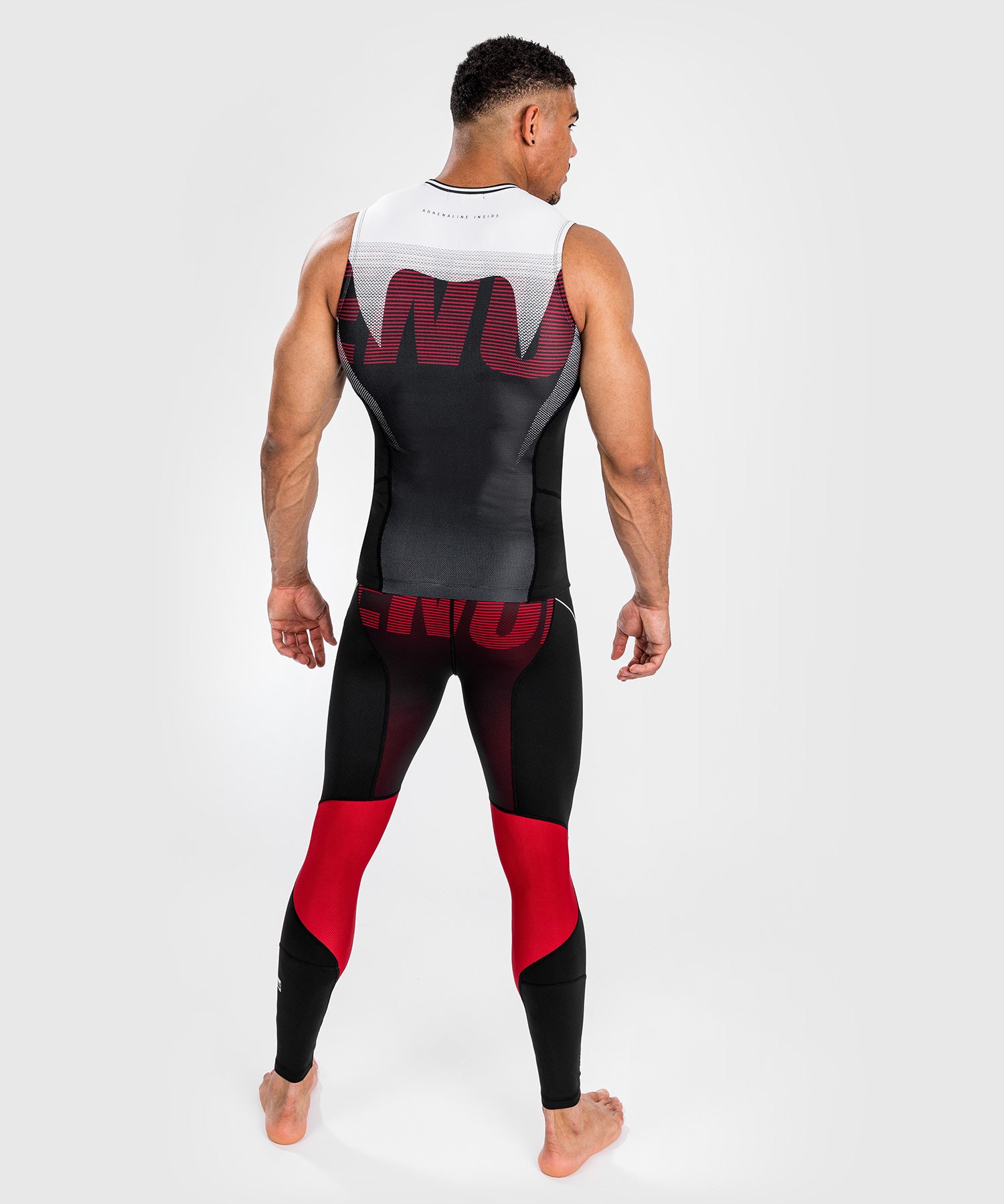 Rashguard Sans Manches pour Hommes Venum Adrenaline - Red - T-shirts de compression