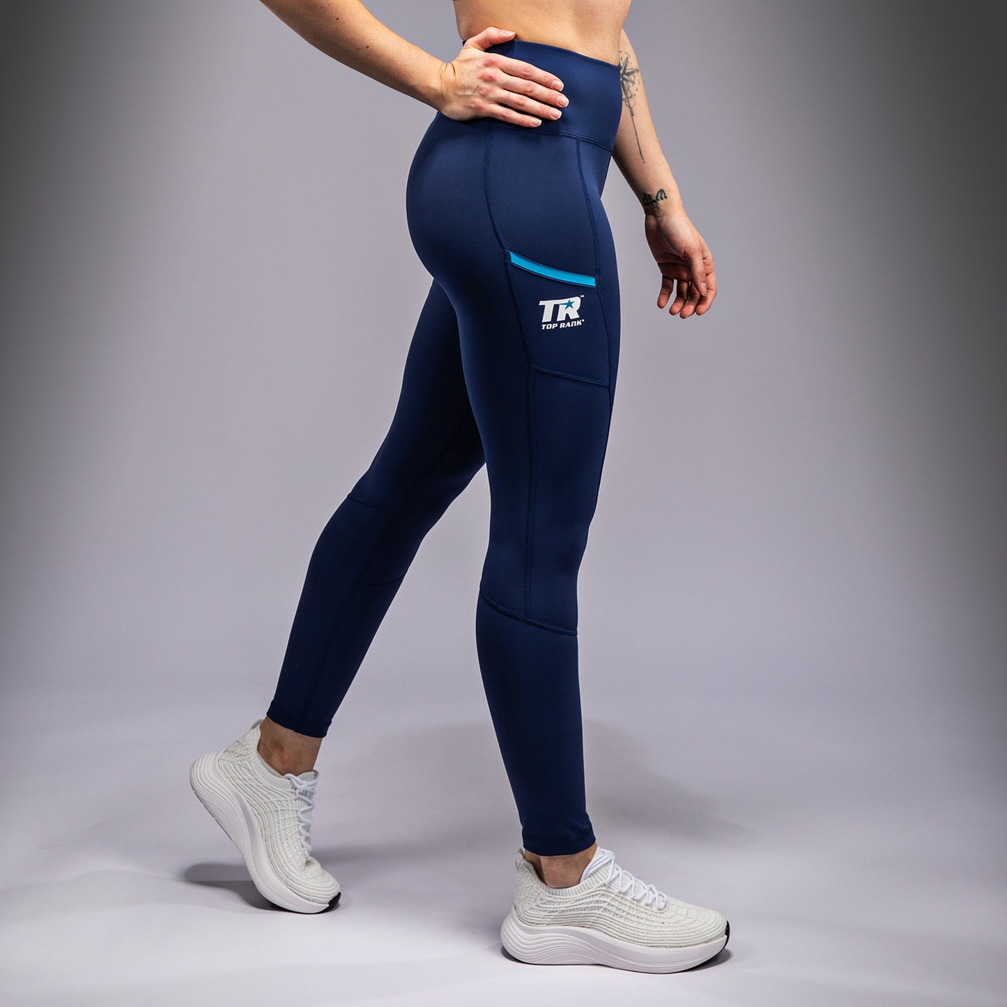 Legging 7/8 Venum x Top Rank Original pour Femmes - Bleu Marine - product-type_Leggings