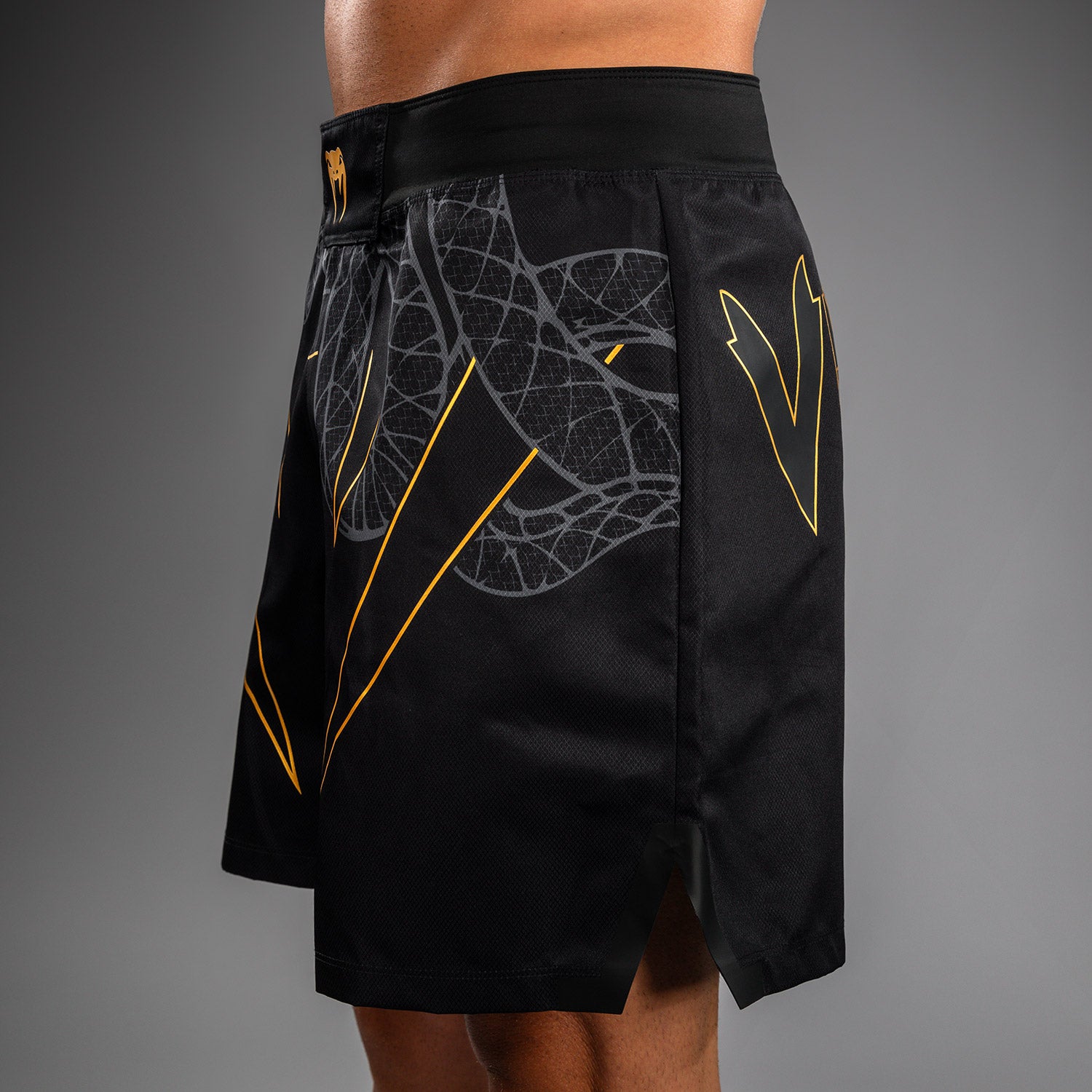 Short de Combat Venum Serpenti – Noir/Argent/Or - product-type_Shorts de MMA