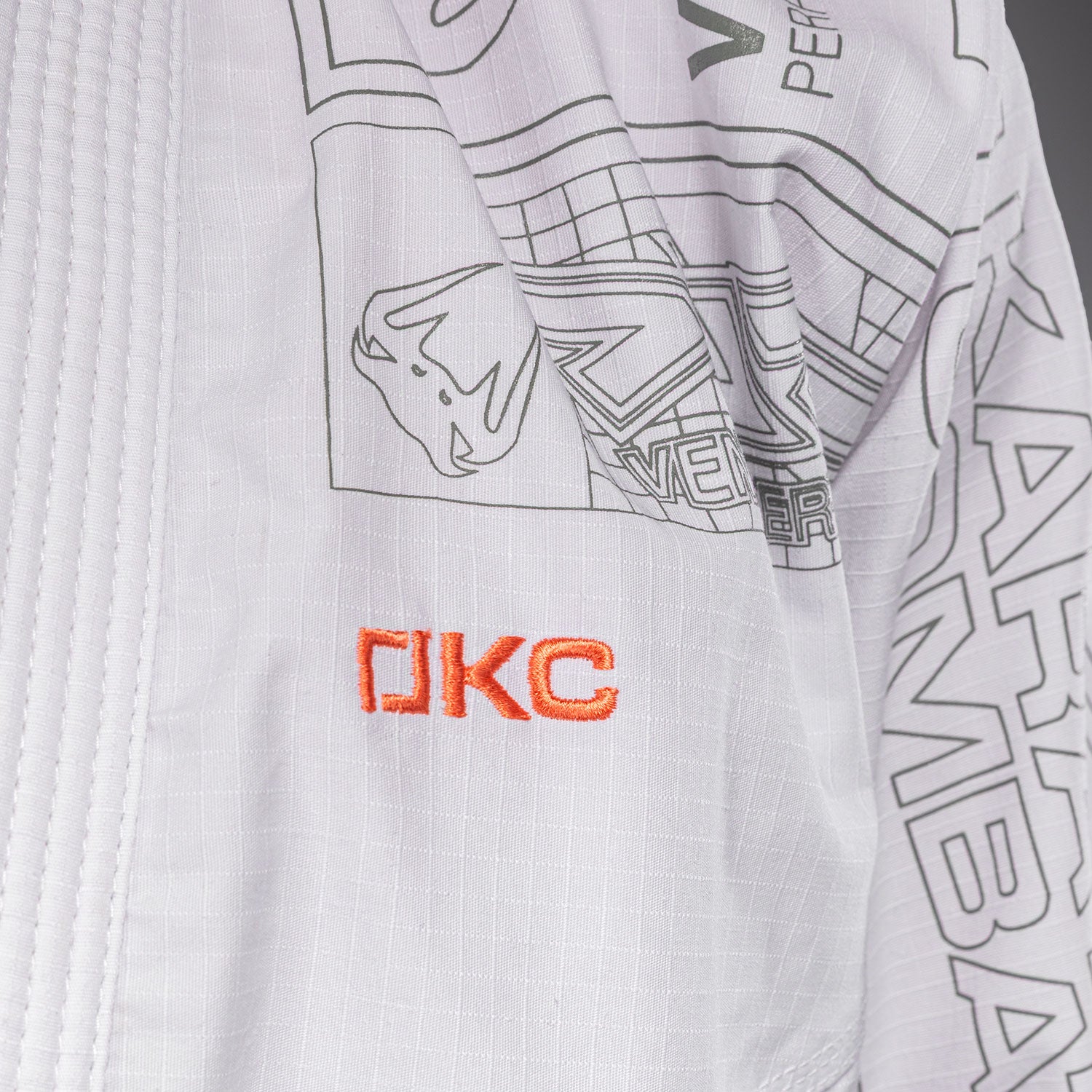 Kimono de JJB Karate Combat by Venum – Blanc/Gris - product-type_Kimonos de JJB