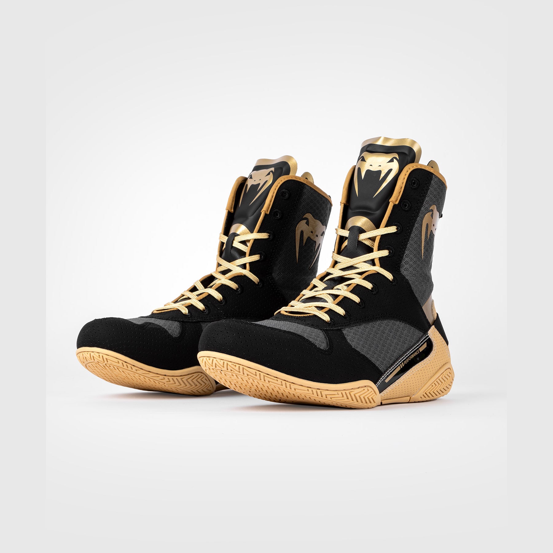 Chaussures de boxe Venum Elite - Noir/Beige - product-type_Chaussures de boxe