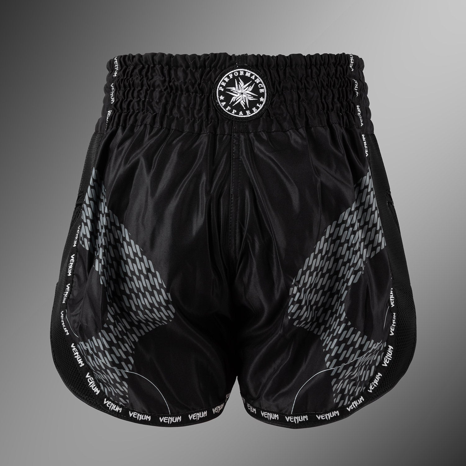 Short de Muay Thai Venum Nexus – Noir/Argent - product-type_Shorts de Muay Thai