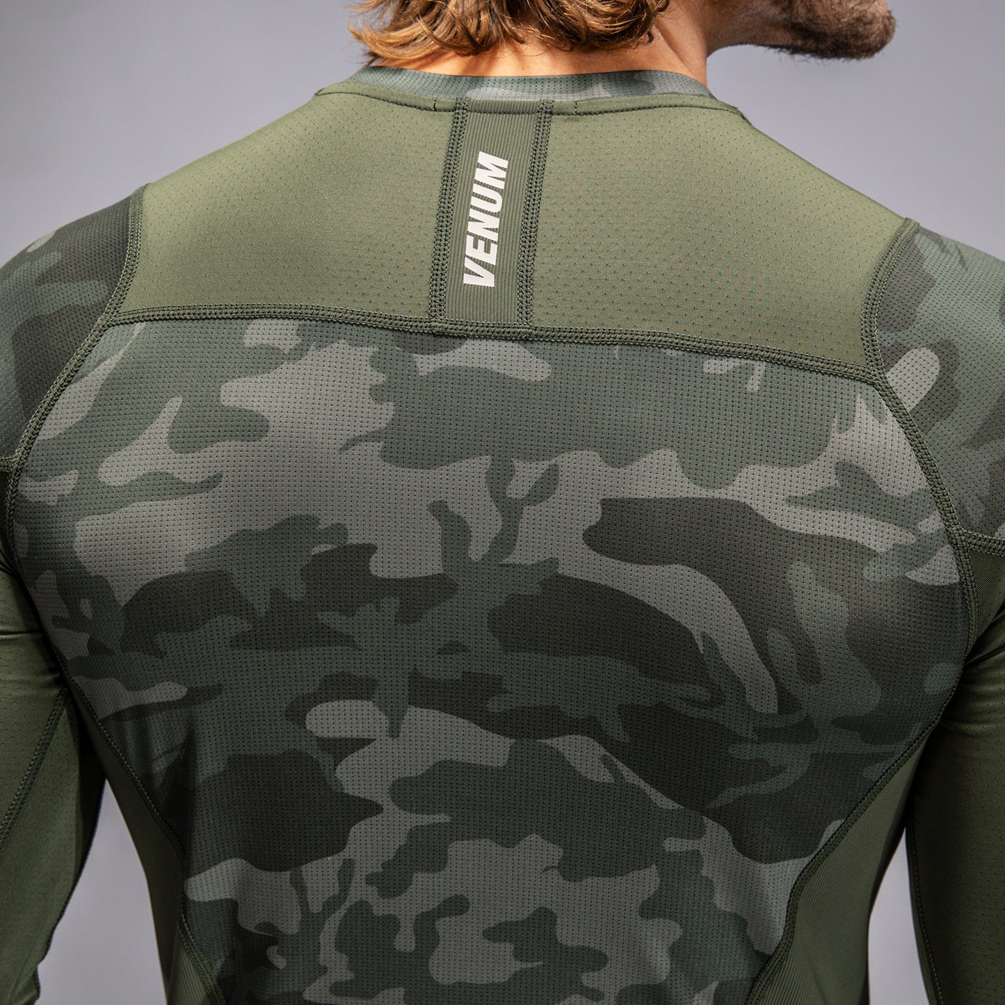 Rashguard à Manches Longues Venum G-Fit Air pour Hommes - Camo Militaire - product-type_T-Shirts de Compression
