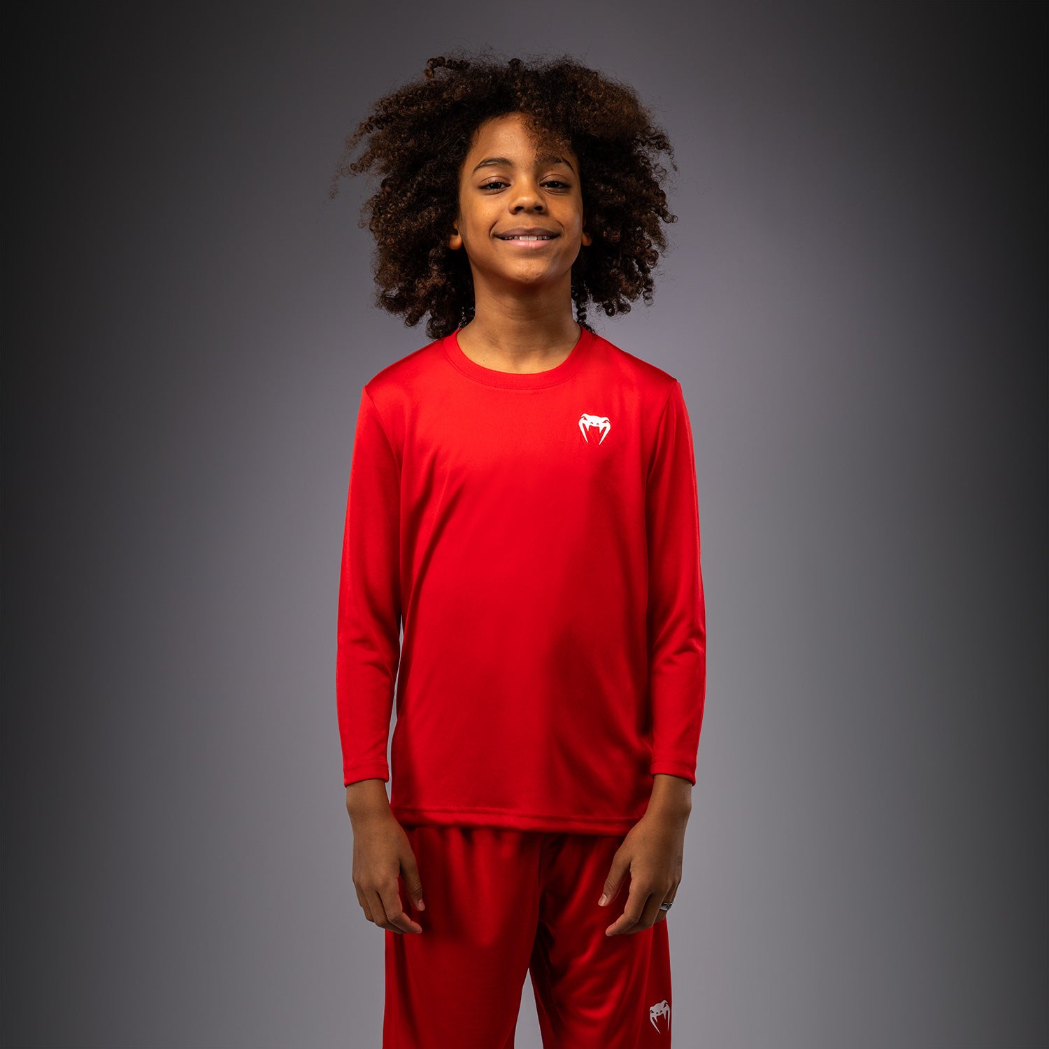 T-shirt à manches Longues pour Enfant Venum Lineup - Rouge/Blanc - product-type_T-Shirts Dry Tech