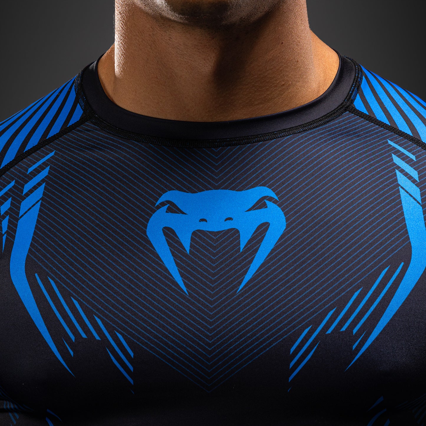Rashguard à Manches Longues Venum No-Gi 6.0 - Noir/Bleu