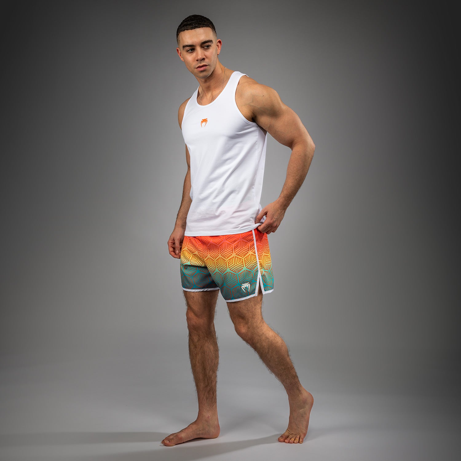 Débardeur Venum Echo - Blanc/Orange Sunset - product-type_Débardeurs