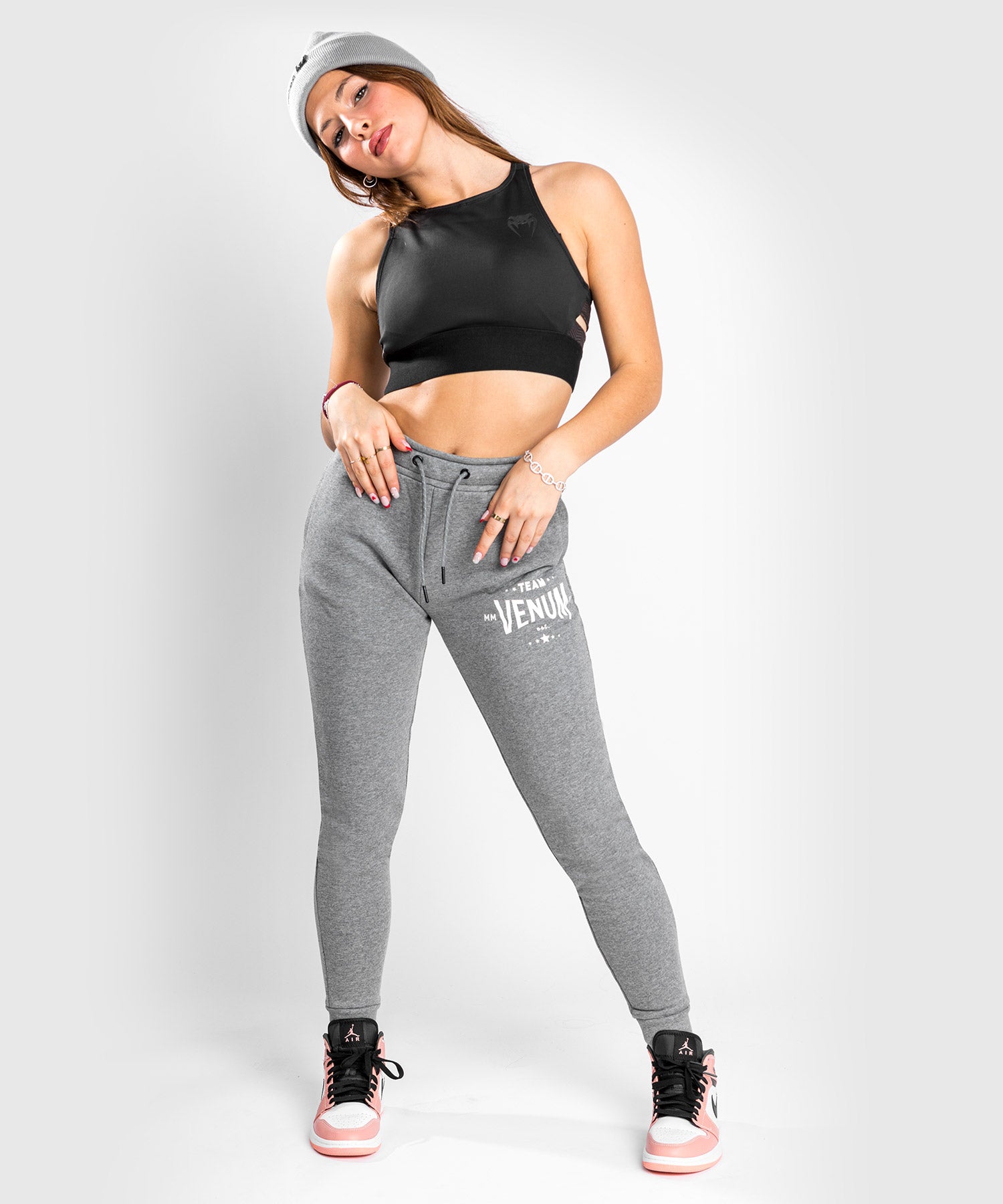 Pantalon de Jogging Venum Team 2.0 - Pour Femmes - Gris Chiné Clair - product-type_Pantalons de jogging