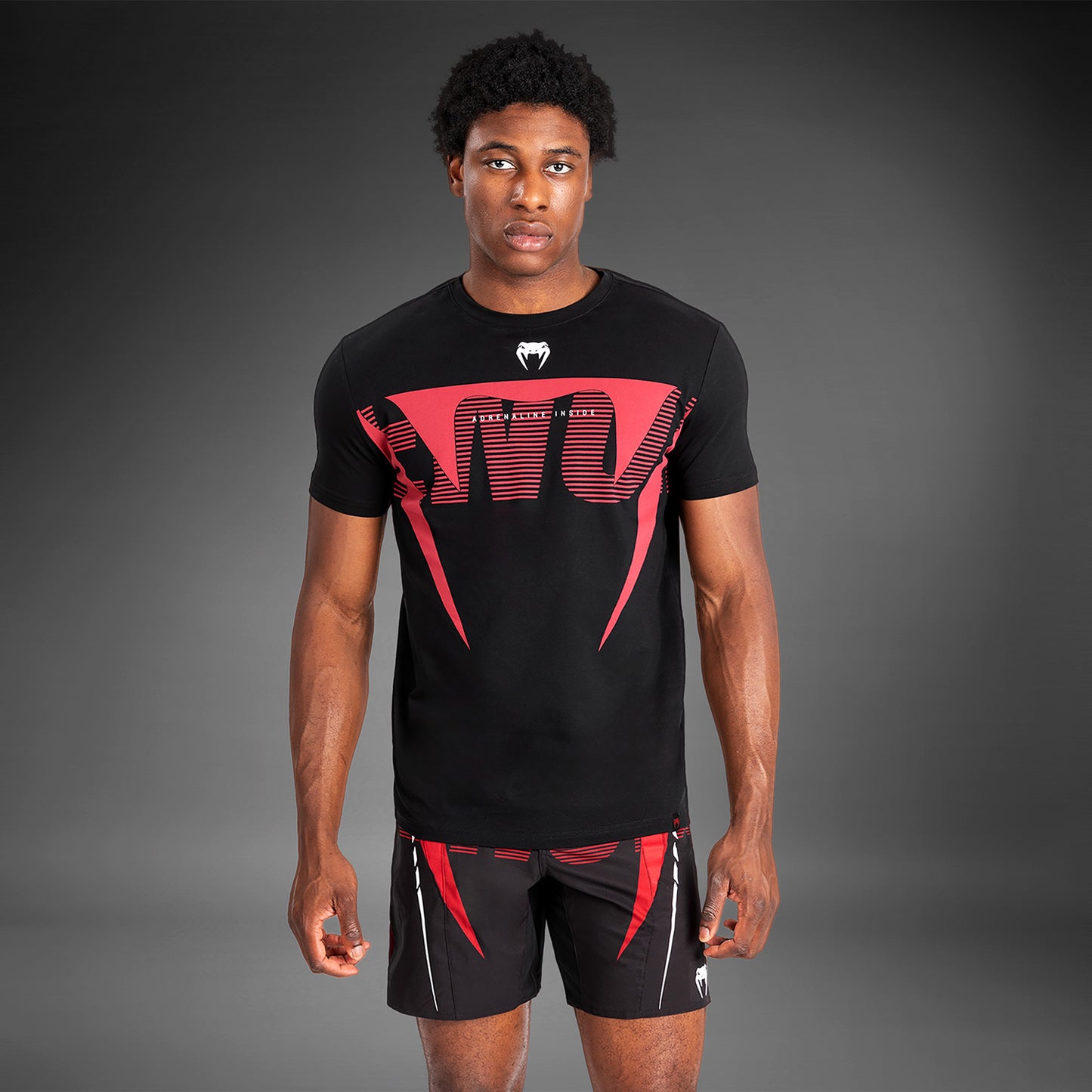 T-Shirt à Manches Courtes pour Hommes Venum Adrenaline - Rouge - product-type_T-Shirts