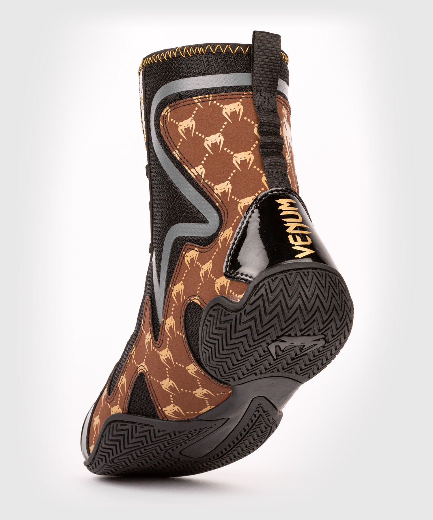 Chaussures de Boxe Venum Elite Evo Monogram - Noir/Marron - product-type_Chaussures de boxe