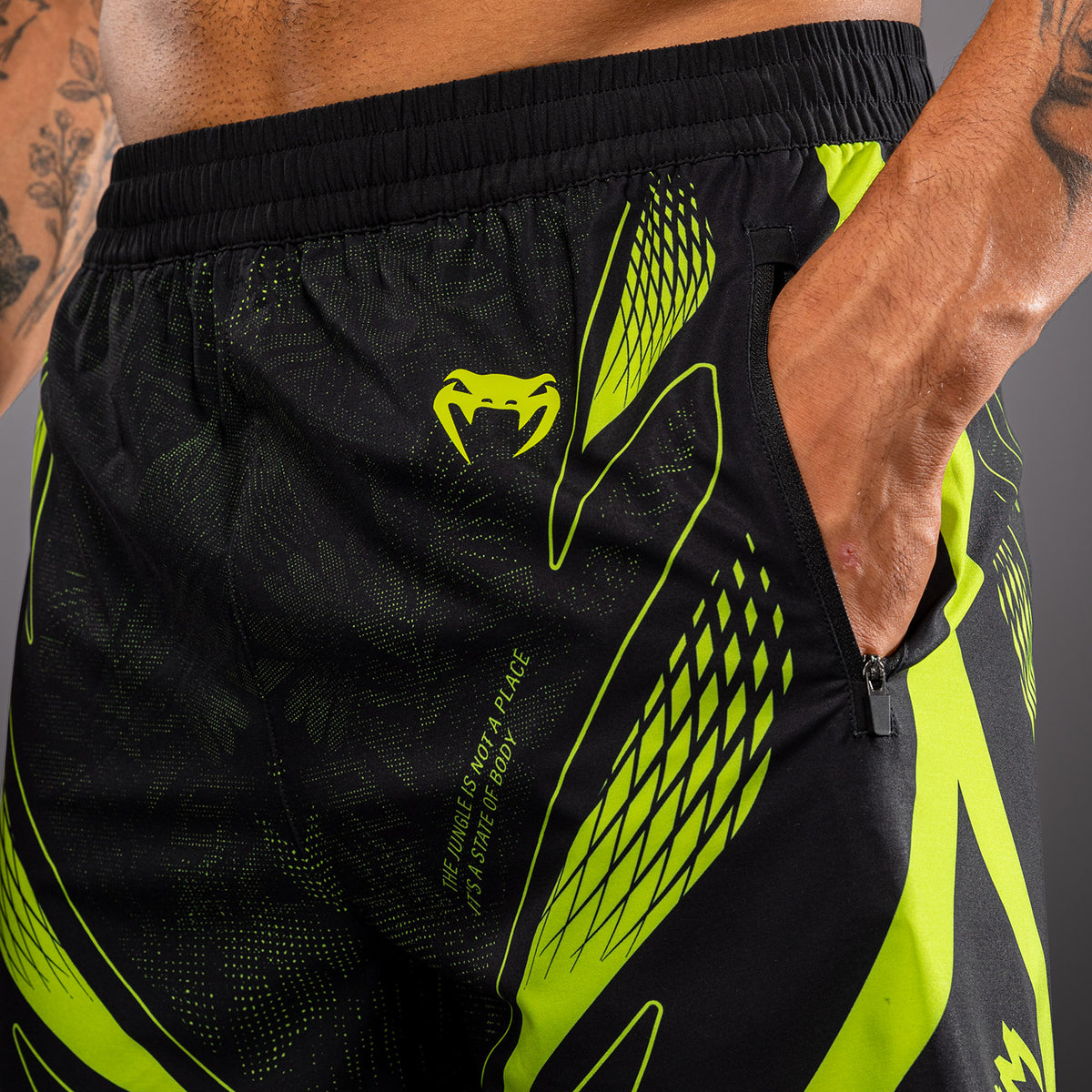 Short d’entraînement Venum Amazonia Reborn - Noir/Vert
