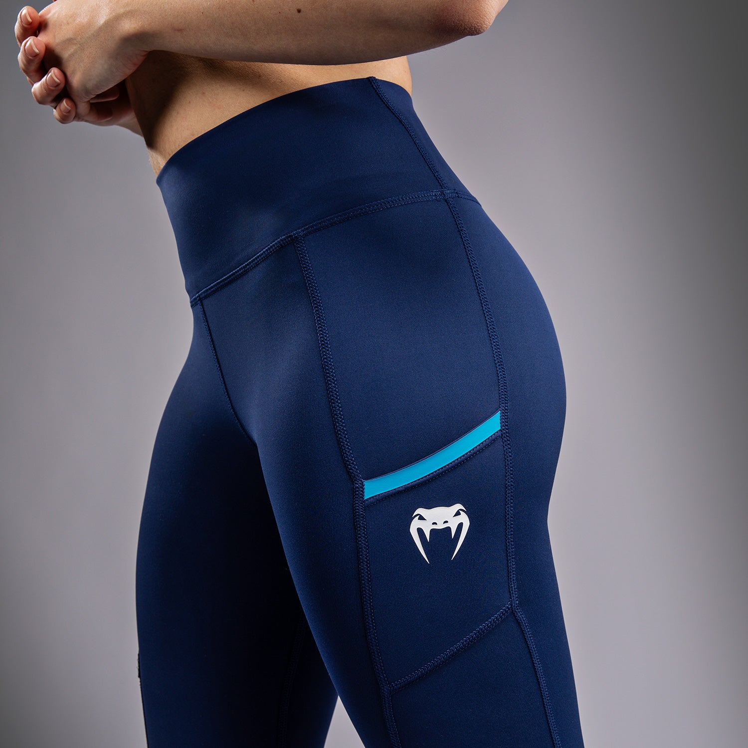 Legging 7/8 Venum x Top Rank Original pour Femmes - Bleu Marine - product-type_Leggings