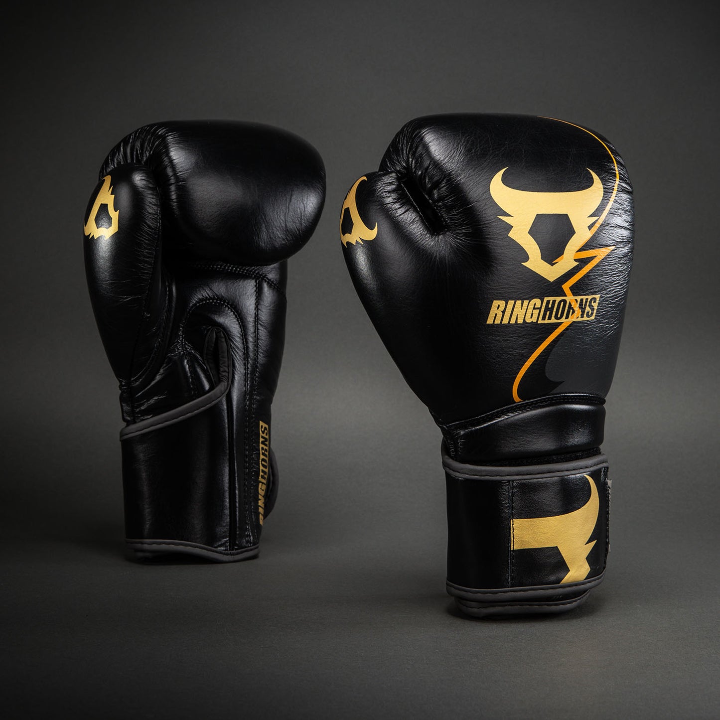 Gants de boxe Ringhorns Charger by Venum – Noir/Or - product-type_Gants de boxe