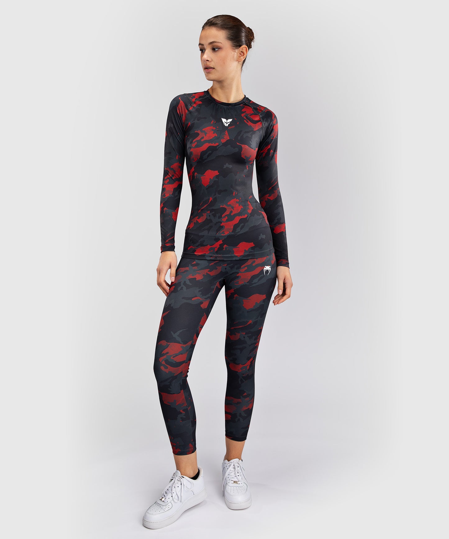 Rashguard pour Femmes Venum x Sophia Rose - Urban Red Camo - product-type_T-Shirts de Compression