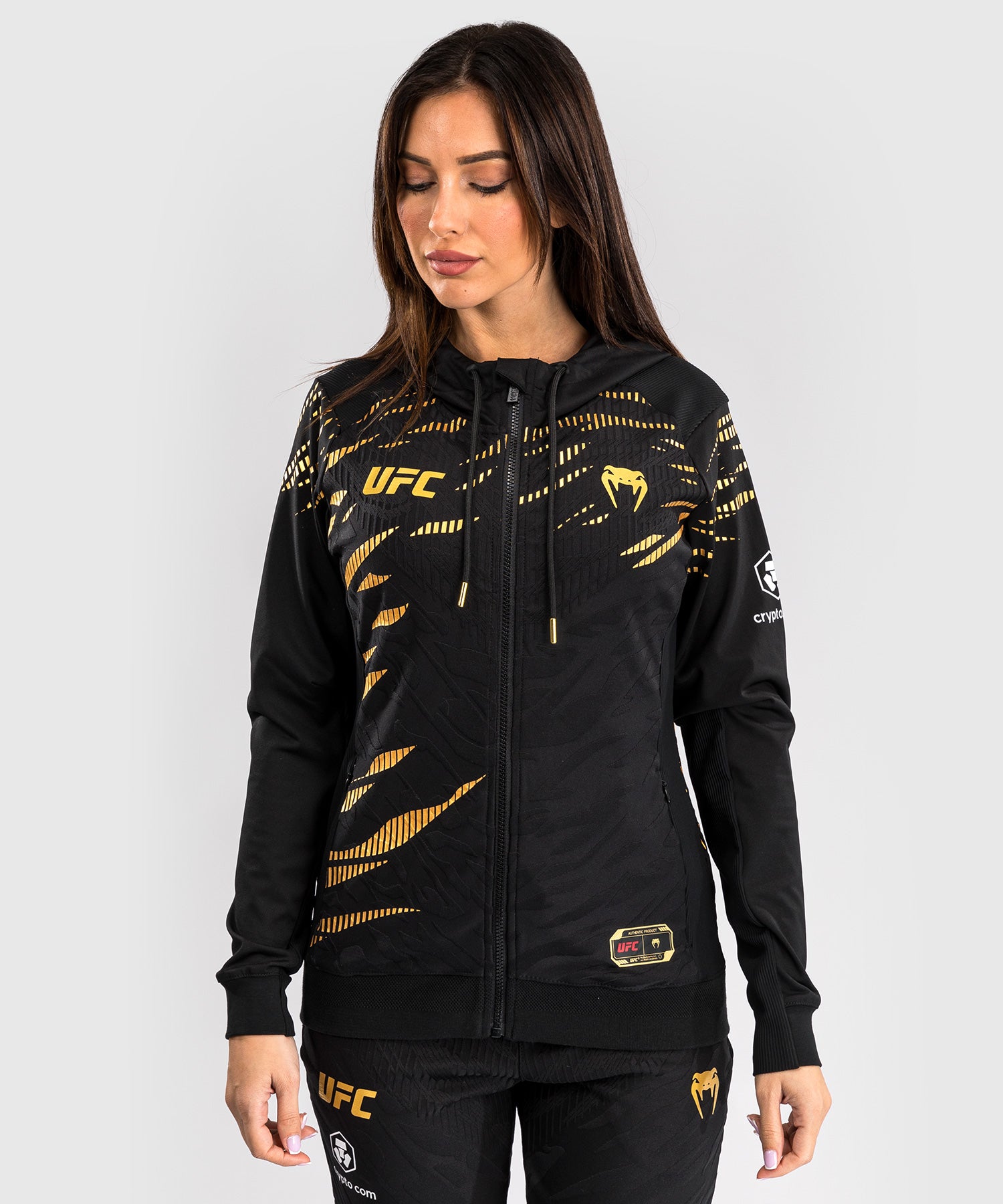 Sweatshirt à Capuche pour Femmes UFC Fusion by Venum Authentic Fight Night - Champion - product-type_Vestes