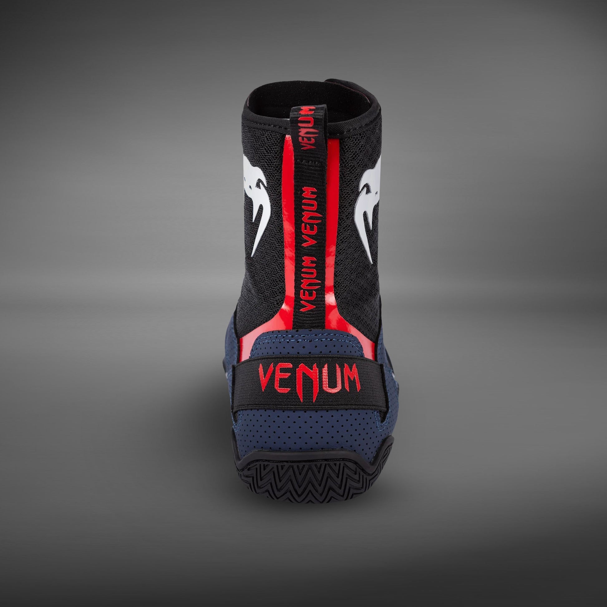 Chaussures de Boxe Venum Elite - Bleu Marine/Noir/Rouge - product-type_Chaussures de boxe