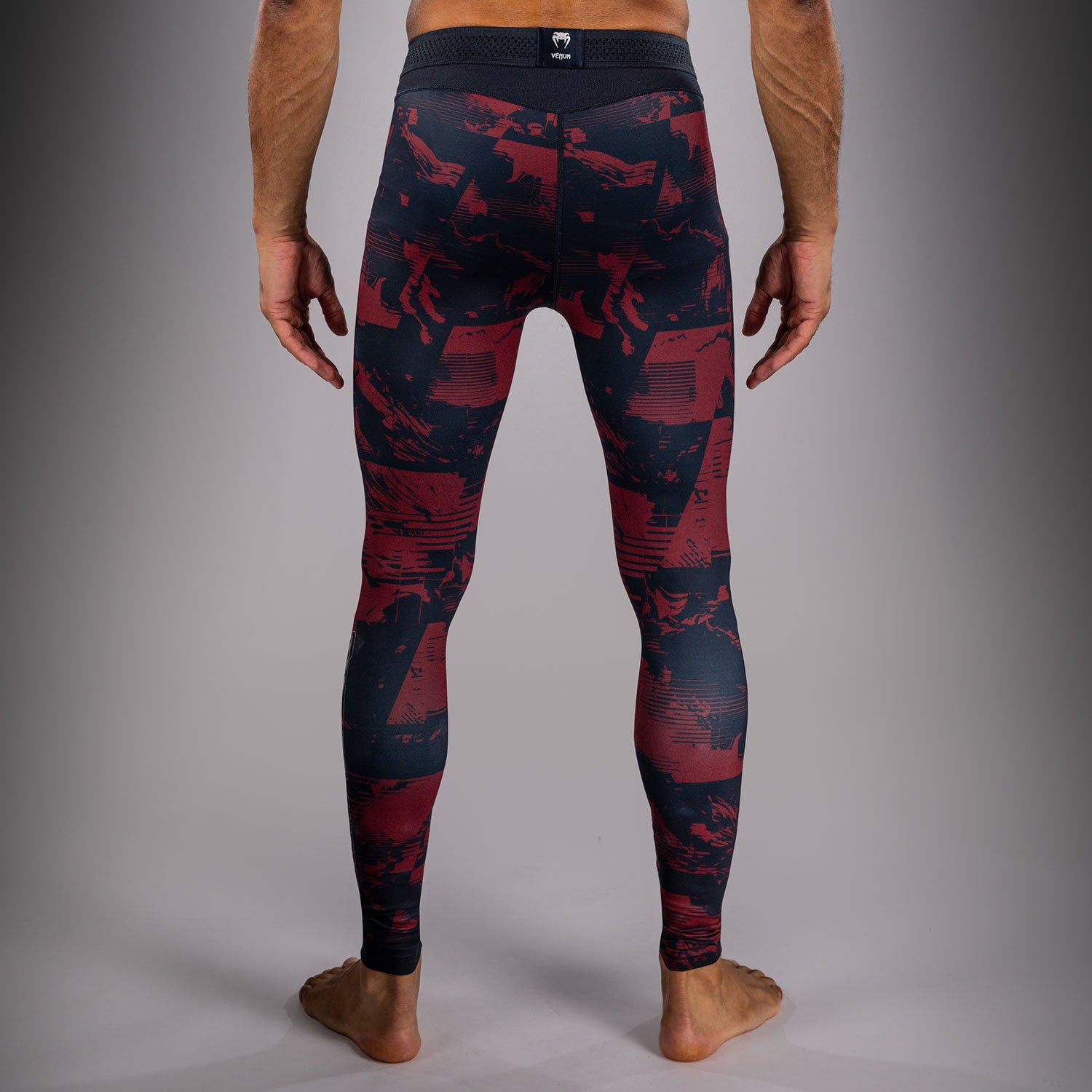 Legging Performance Homme UFC Zenith by Venum Authentic Fight Week - Bleu marine/Bordeaux/Argent - product-type_Pantalons de Compression
