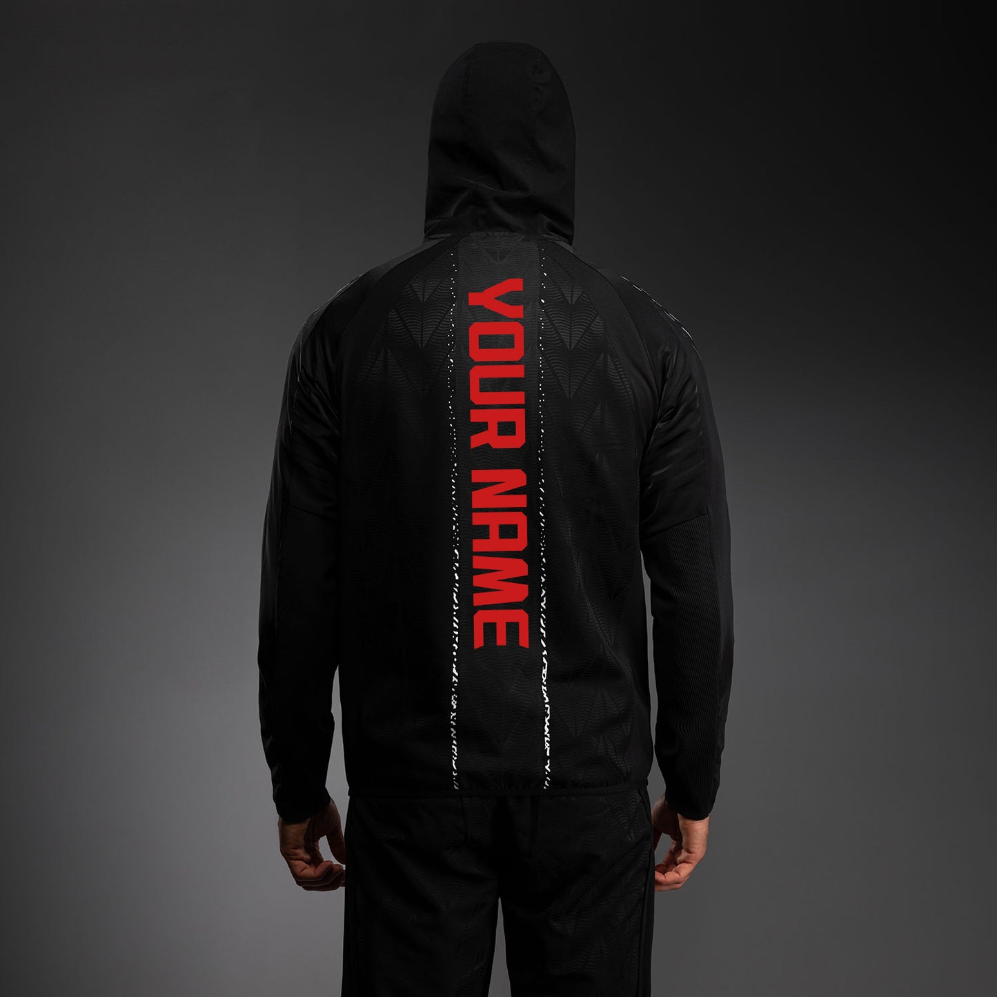 Sweat à capuche Walkout Homme Personnalisé UFC Zenith by Venum Authentic Fight Night - Noir