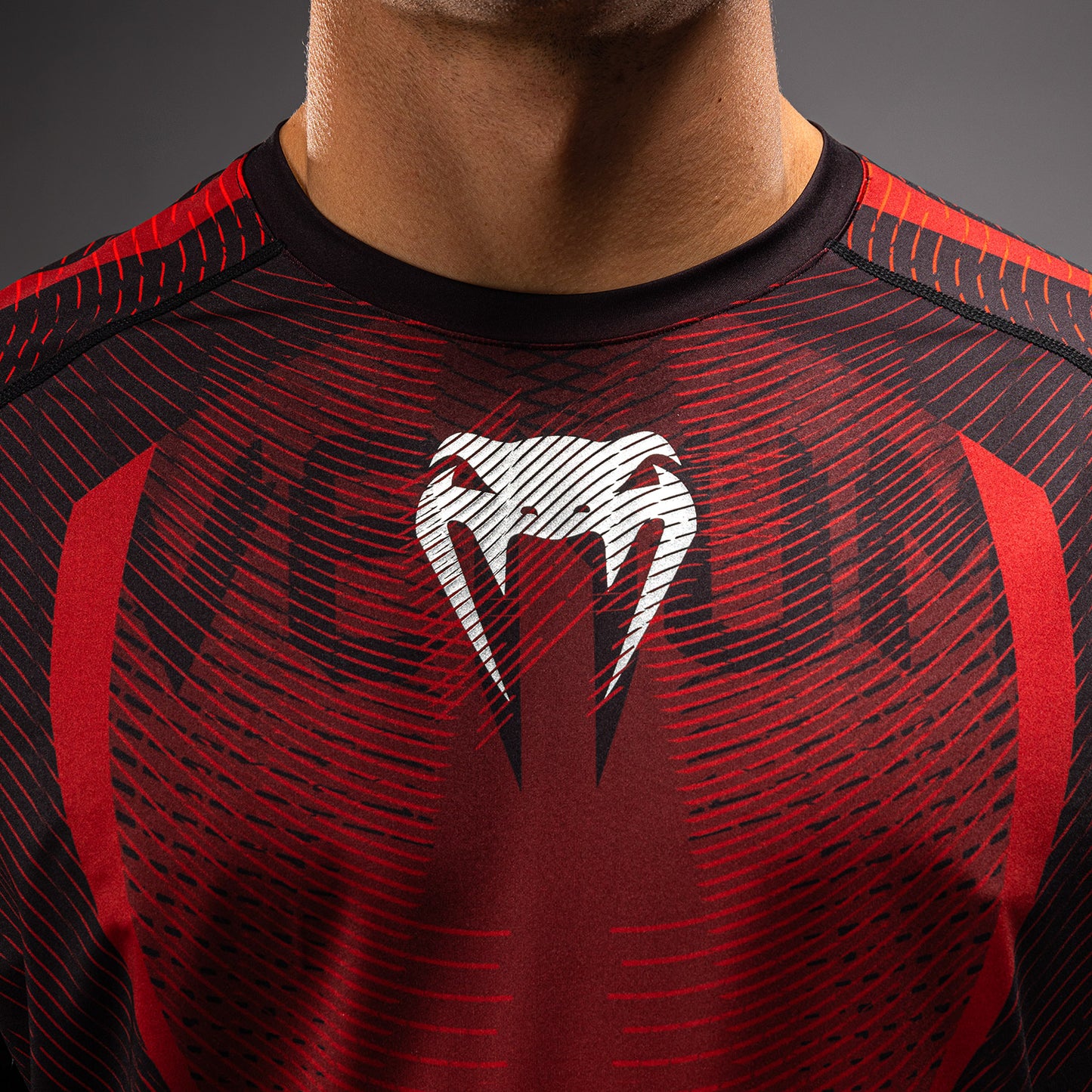 T-shirt Dry Tech Venum Galactic 3.0 - Rouge/Argent