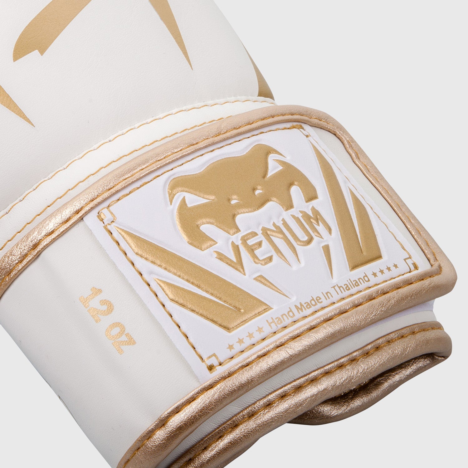 Gants de boxe Venum Elite - Blanc/Doré - product-type_Gants de boxe