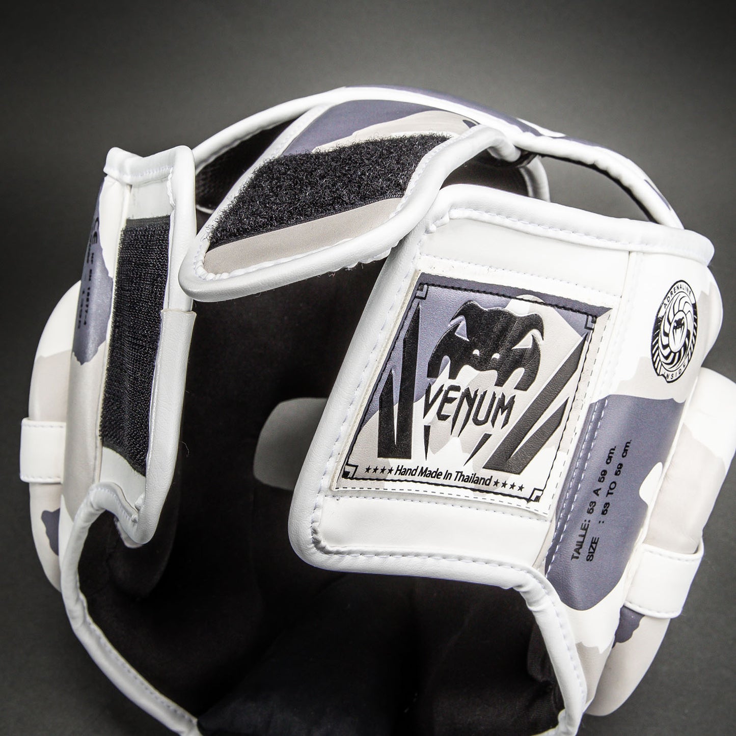 Casque de protection Venum Elite Camo – Blanc/Gris Clair