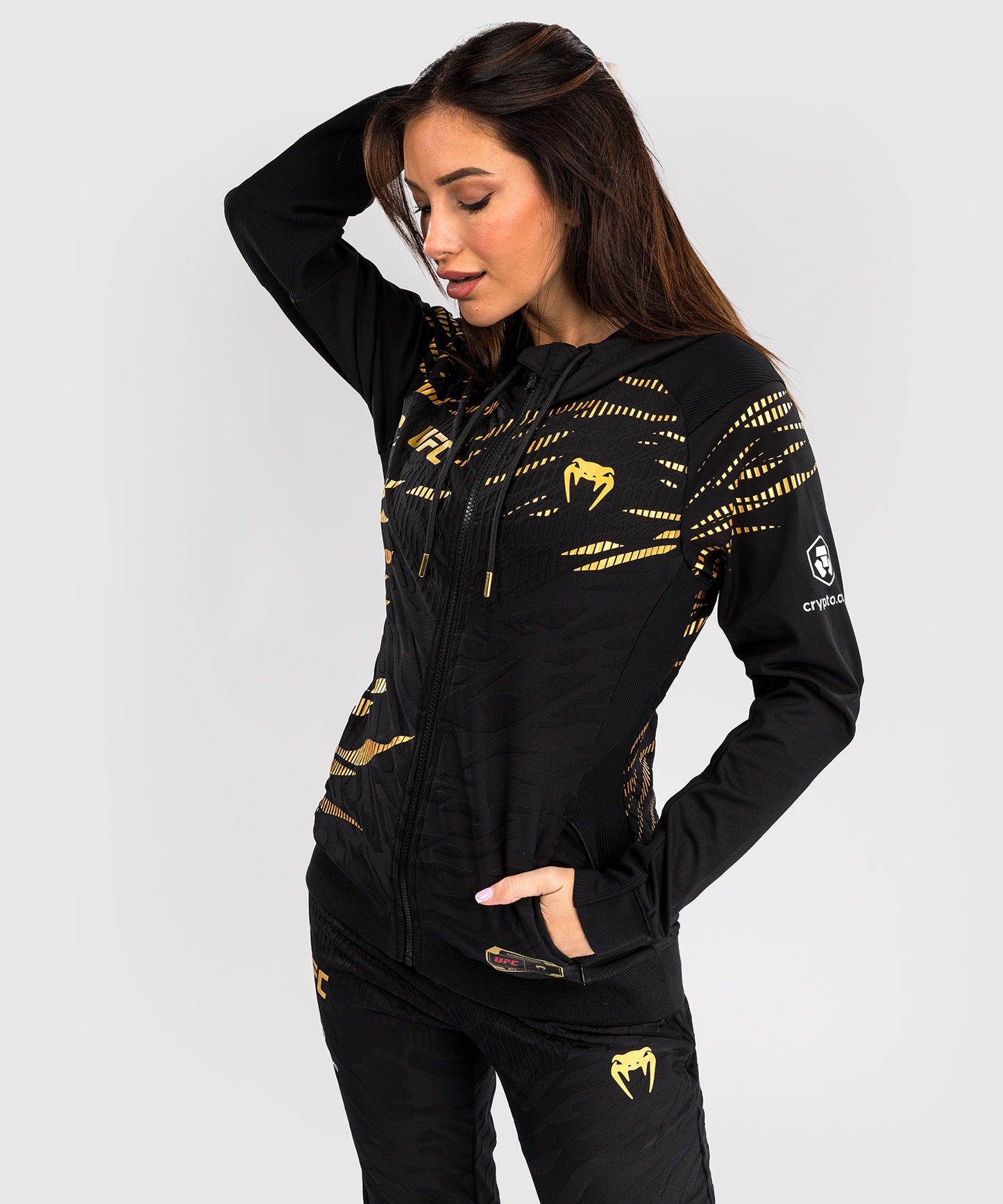 Sweatshirt à Capuche pour Femmes UFC Fusion by Venum Authentic Fight Night - Champion - product-type_Vestes