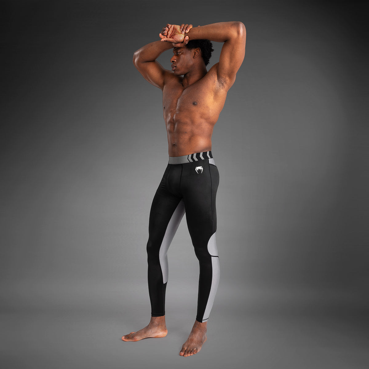 Pantalon de compression pour Hommes Venum Tempest - Noir/Gris - product-type_Pantalons de Compression