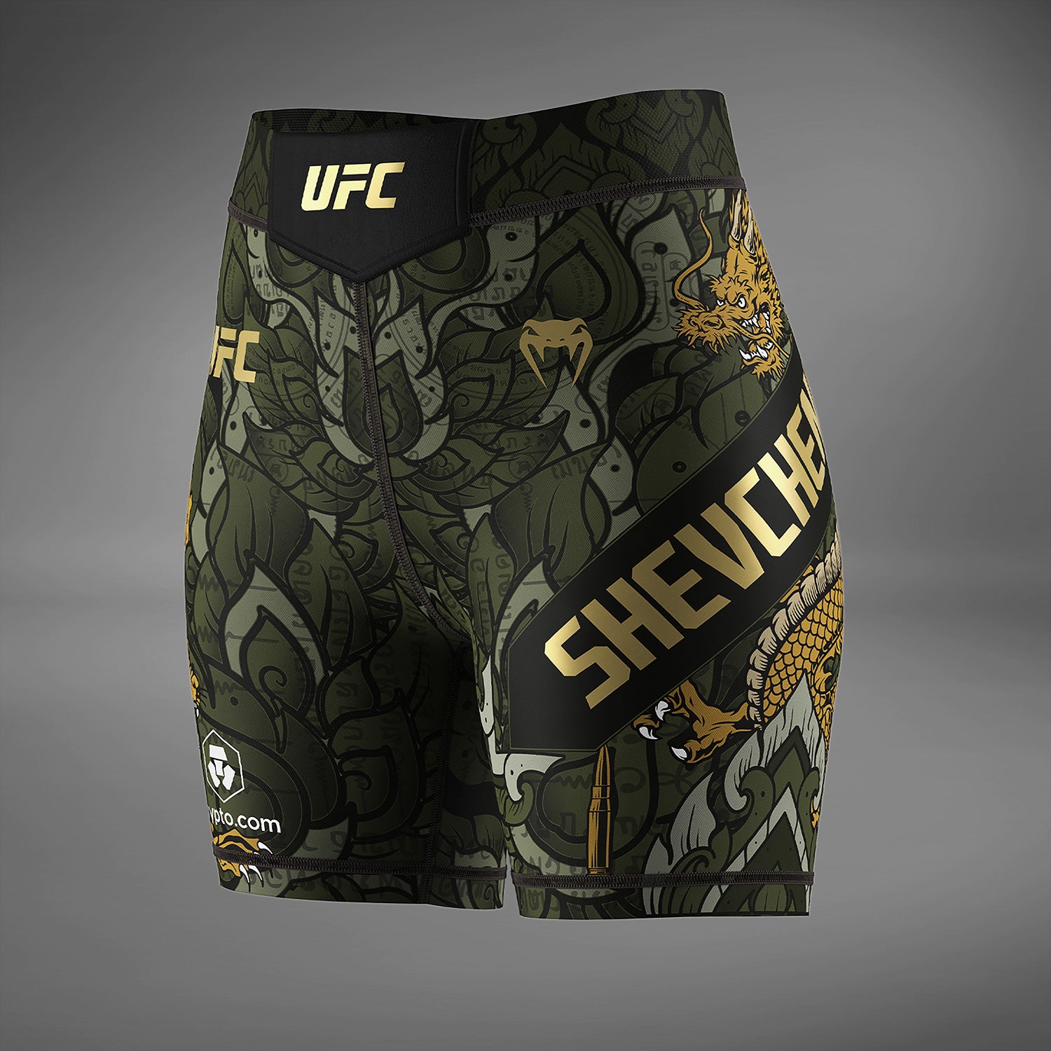 Short de compression pour Femmes UFC Unrivaled by Venum Valentina Shevchenko - Vert - product-type_Shorts de compression