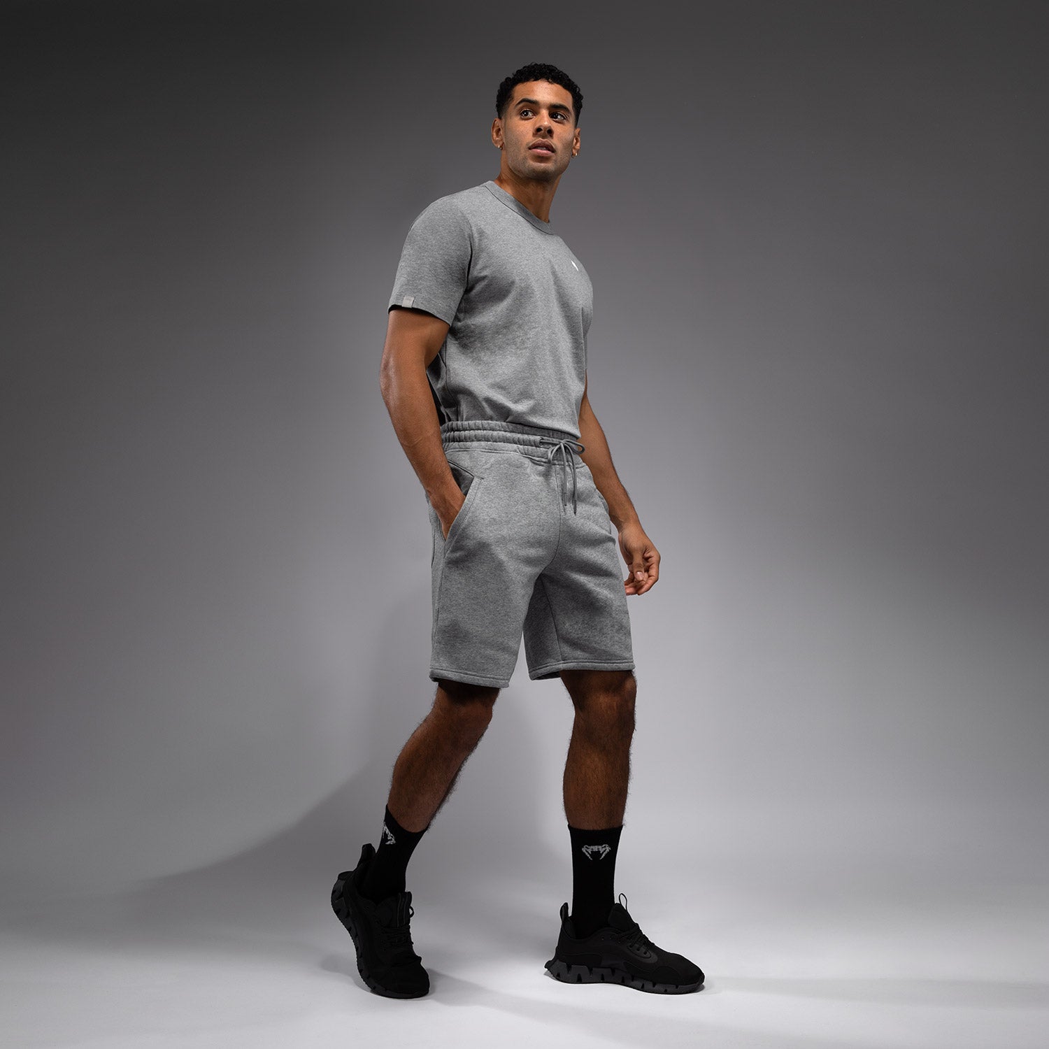 Shorts en Coton Venum Silent Power - Cloudy Grey - product-type_Shorts en Coton