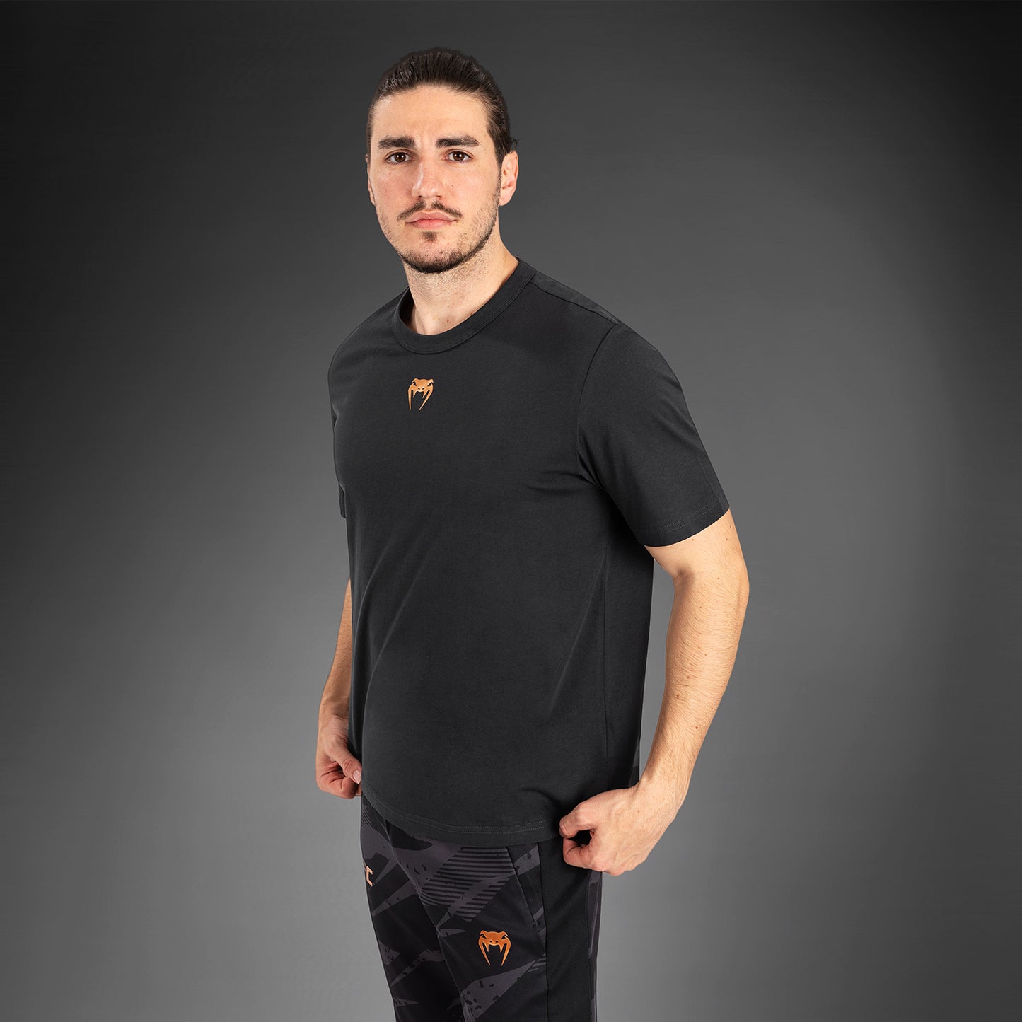 T-Shirt À Manches Courtes pour Hommes UFC Adrenaline by Venum Fight Week - Gris Anthracite - product-type_T-Shirts