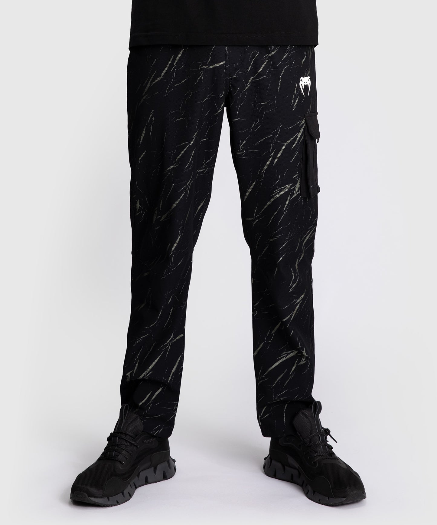 Jogging pour Hommes Venum Trooper - Noir/Beige - product-type_Pantalons de jogging