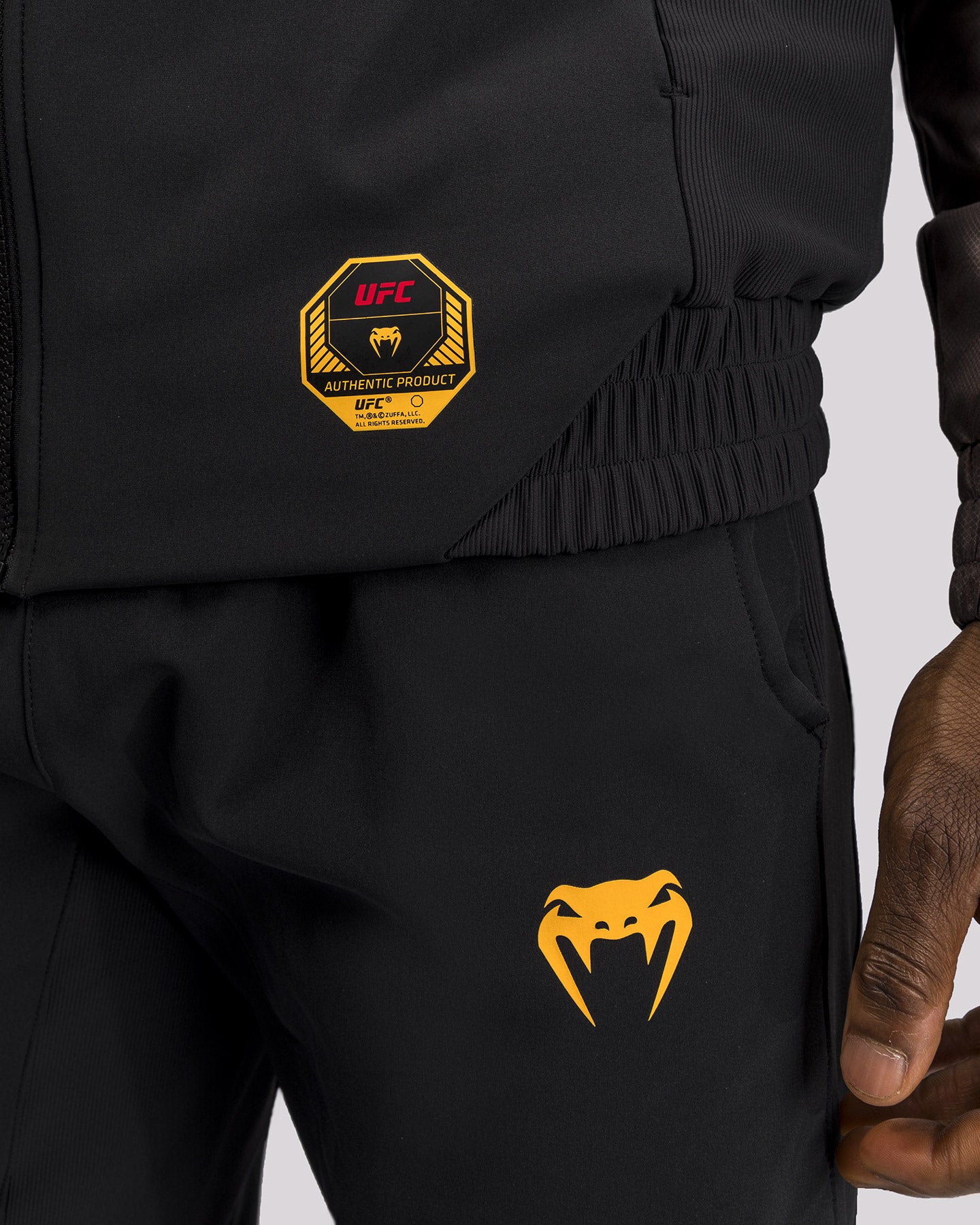 Veste à Capuche Zippé pour Hommes UFC Fusion by Venum Fight Week - Marron Terrestre - product-type_Vestes