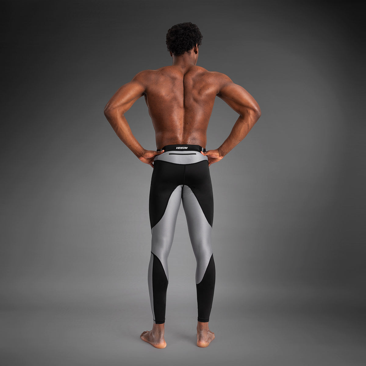 Pantalon de compression pour Hommes Venum Tempest - Noir/Gris - product-type_Pantalons de Compression