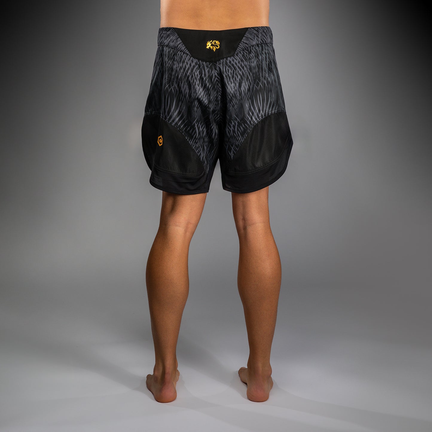 Short de combat Venum x Chimaev - Noir/Gris - product-type_Shorts de MMA