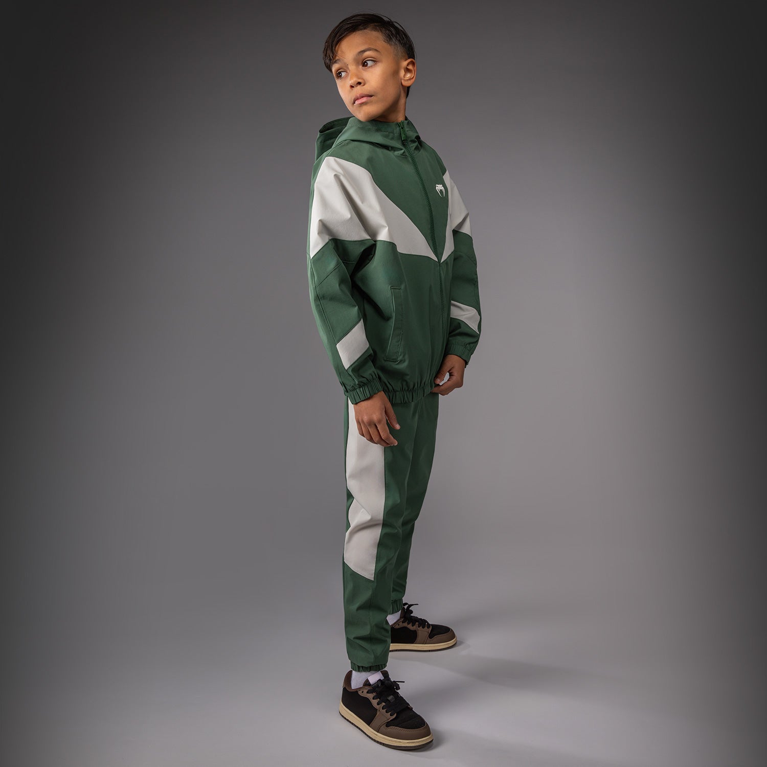Veste Venum pour Enfant Venum Vectra – Vert Forêt/ Blanc Cassé - product-type_Vestes