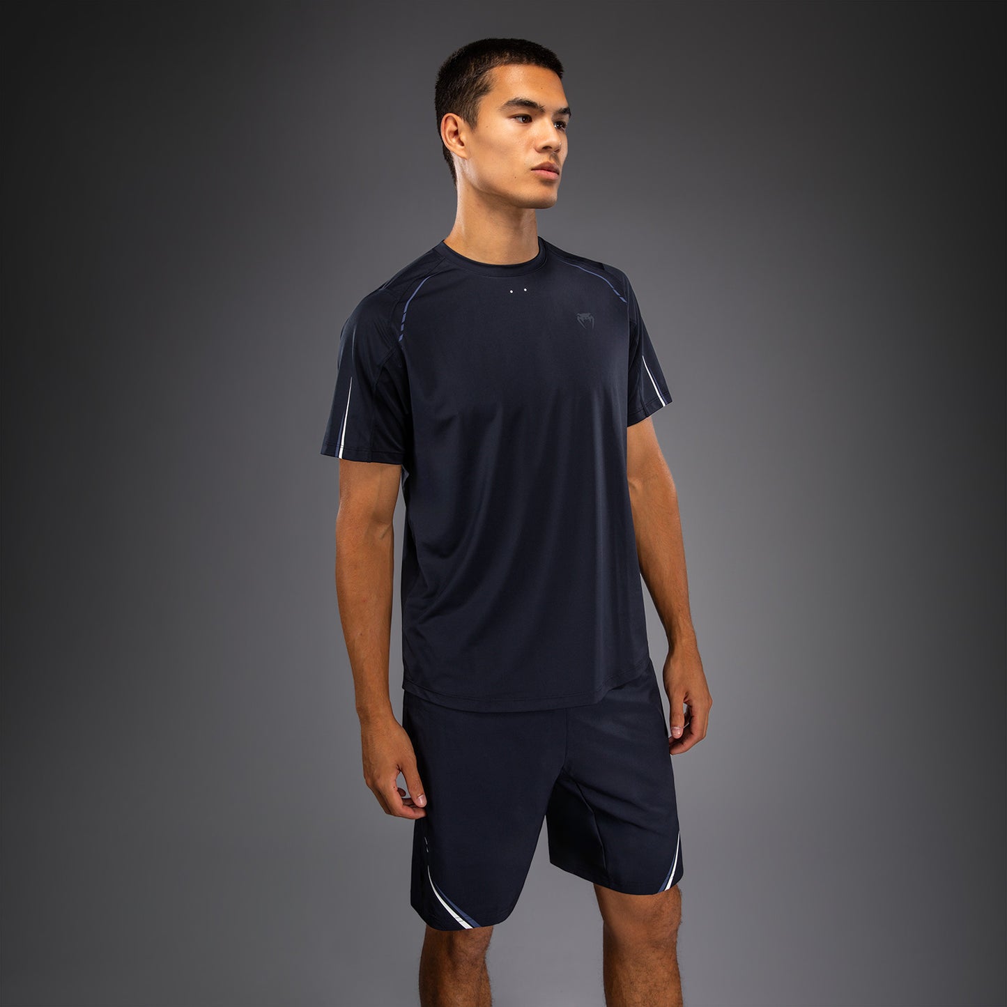T-shirt Dry Tech Venum G-Core - Bleu Marine/Blanc