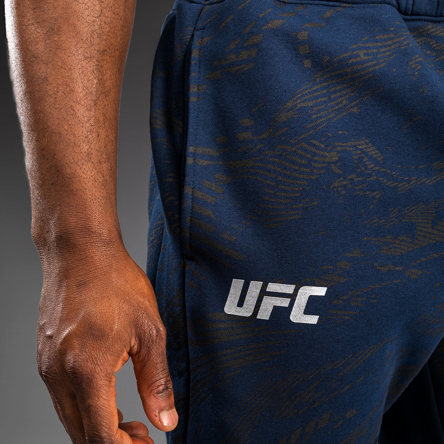 Pantalon en Coton pour Hommes UFC Fusion by Venum Fight Week - Bleu Océanique - product-type_Pantalons de jogging