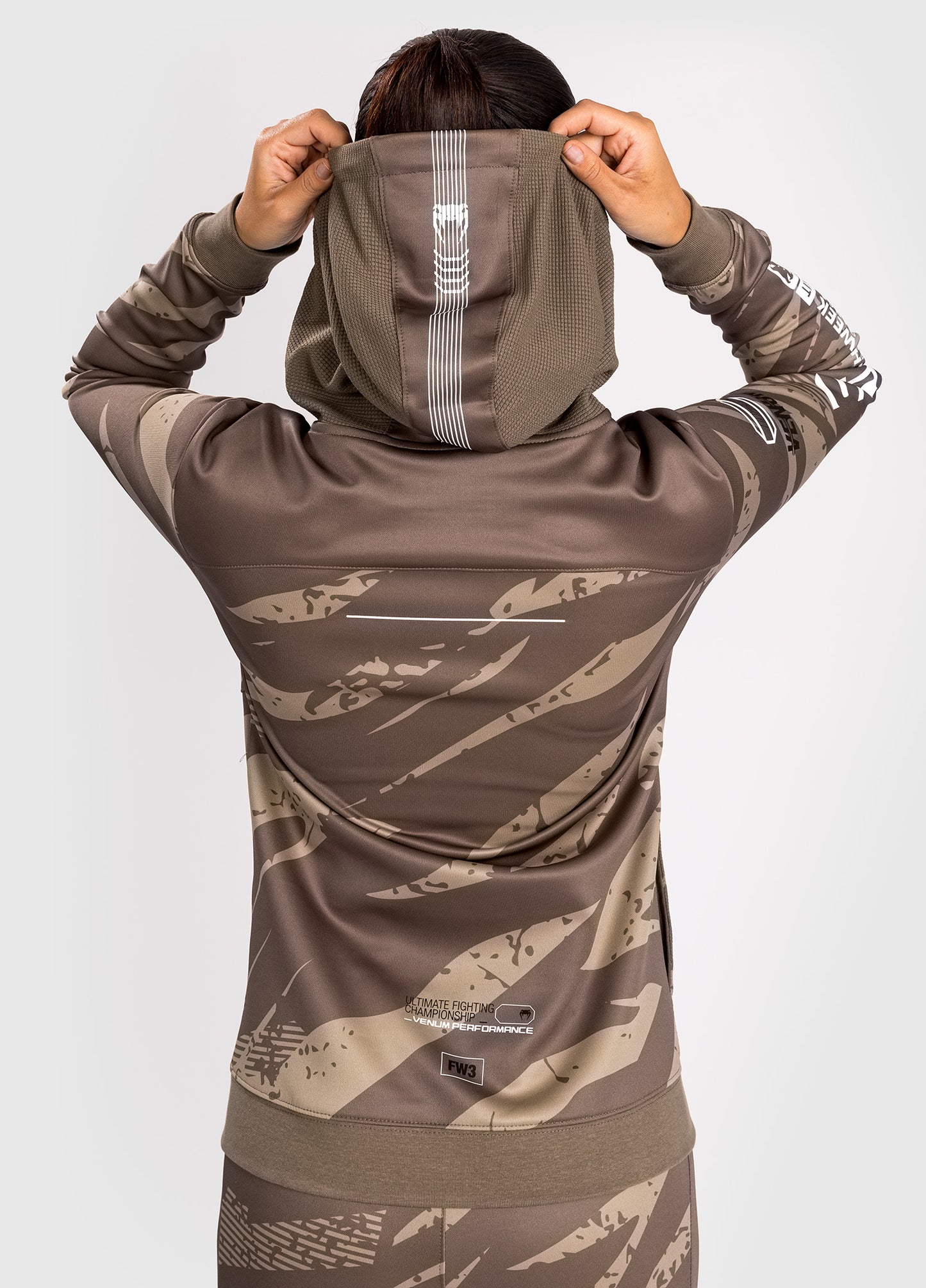 Veste À Capuche Zippé pour Femmes UFC Adrenaline by Venum Fight Week - Desert Camo - product-type_Sweatshirts