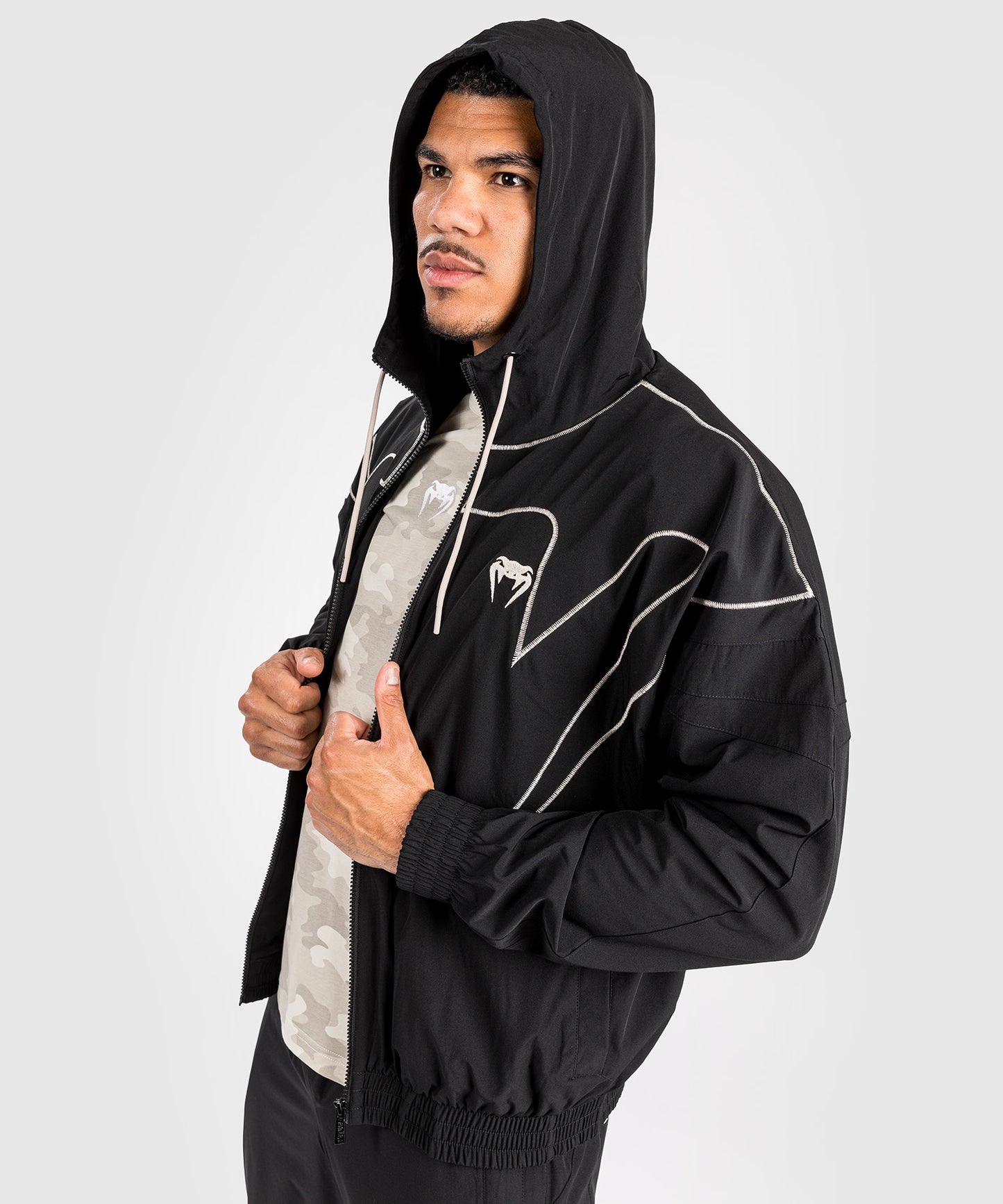 Veste de survêtement Venum Attack 90 - Noir/Blanc - Sweatshirts