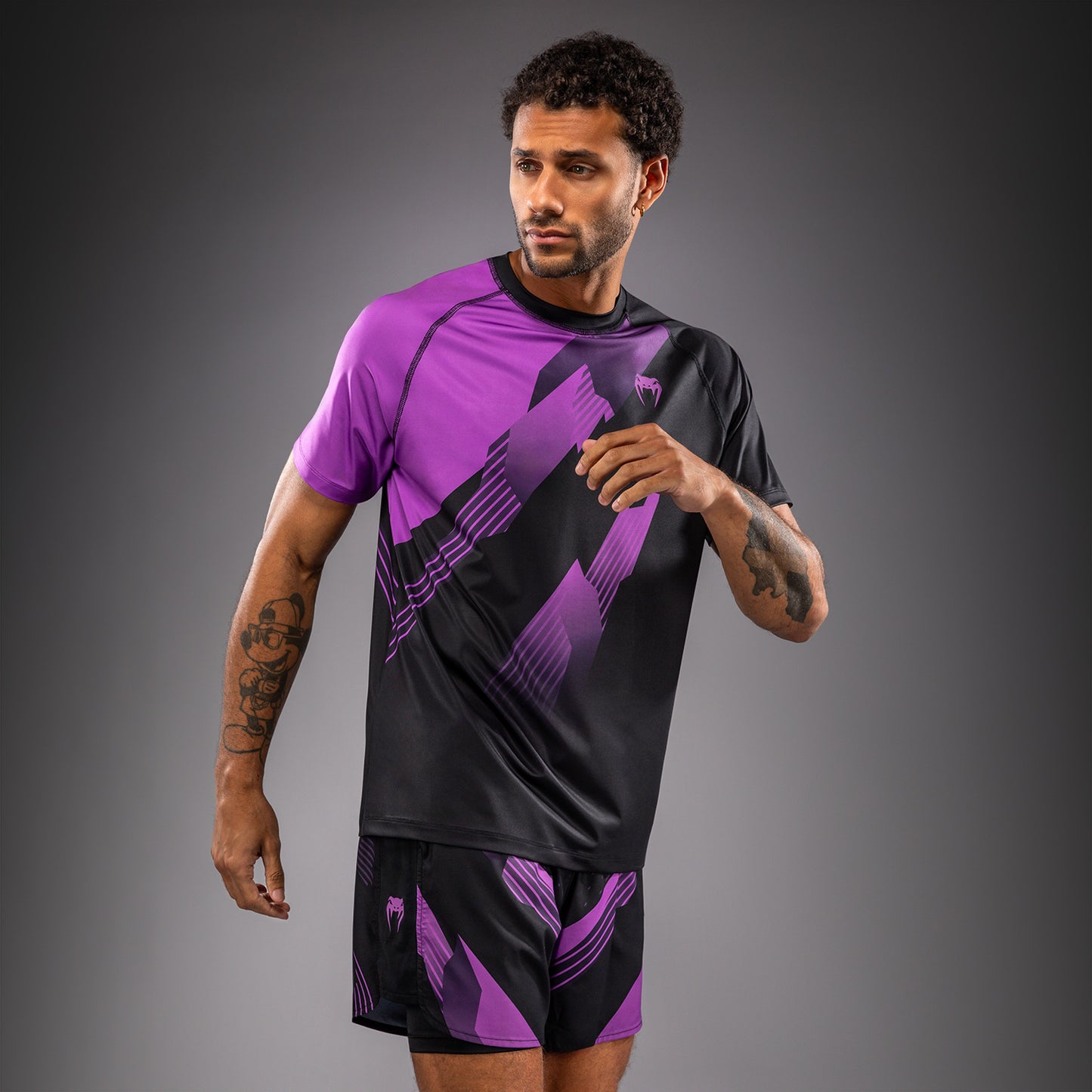 T-shirt Dry Tech Venum No-Gi 6.0 - Noir/Violet
