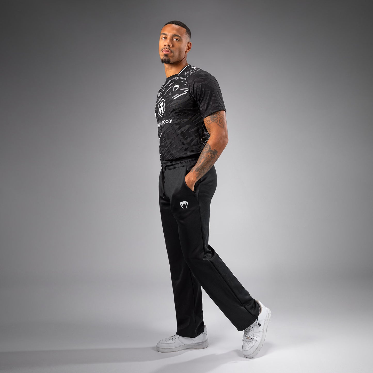 Pantalon Coupe Droite pour Hommes UFC Fusion by Venum Authentic Fight Night - Noir - product-type_Pantalons de jogging
