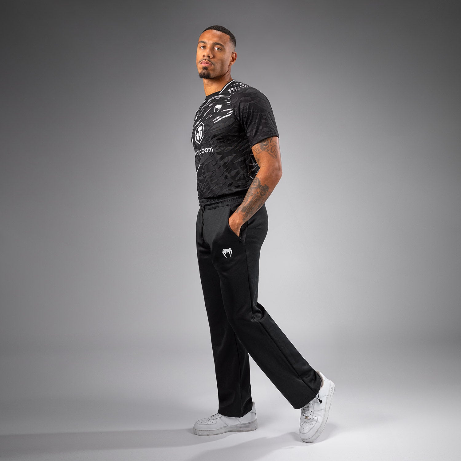 Pantalon Coupe Droite pour Hommes UFC Fusion by Venum Authentic Fight Night - Noir - product-type_Pantalons de jogging