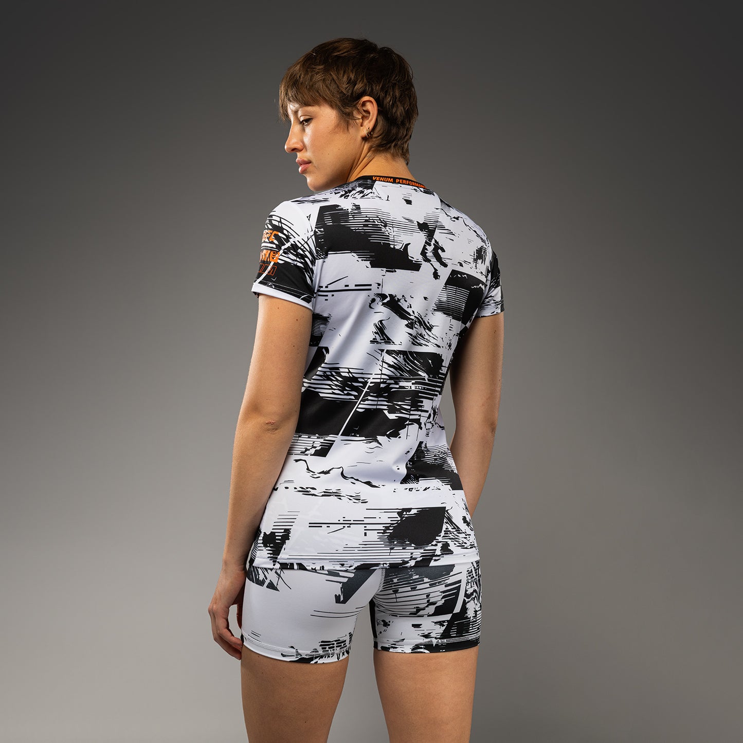 T-shirt manches courtes Performance Femme UFC Zenith by Venum Authentic Fight Week - Blanc