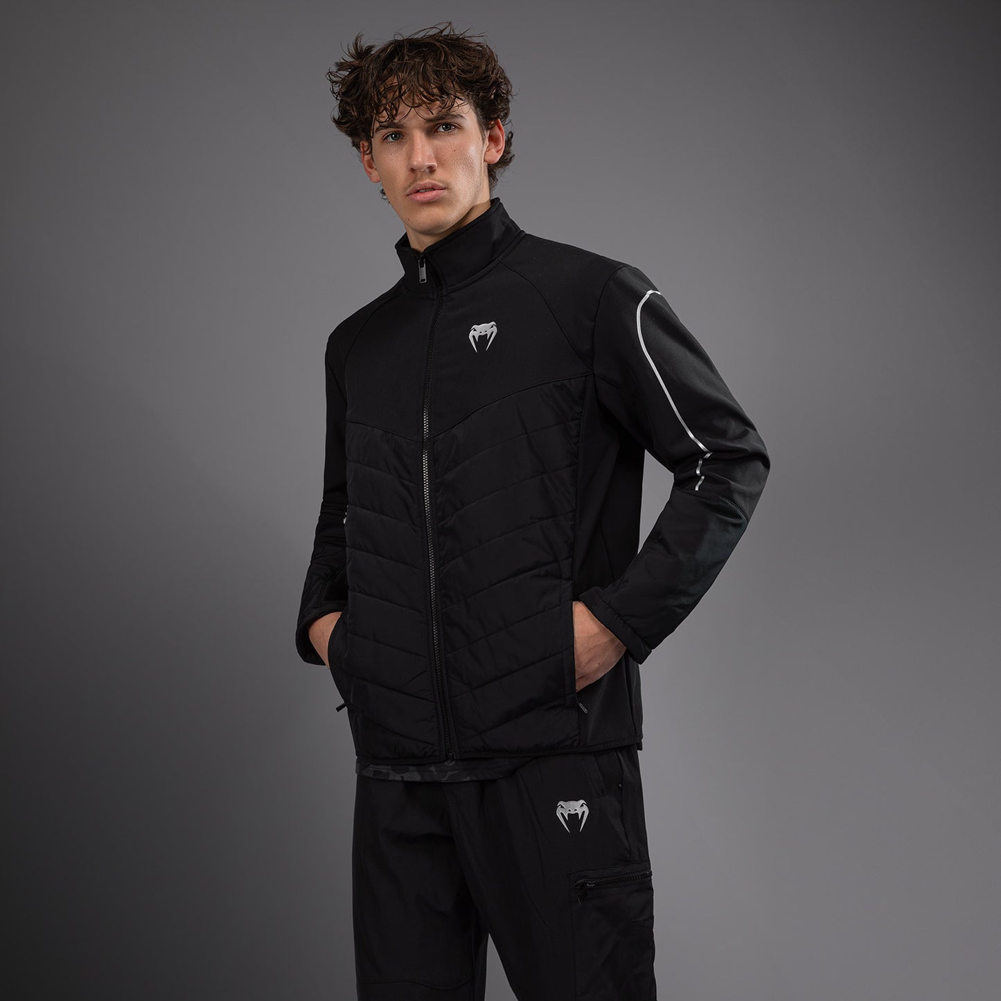 Veste déperlante à manches longues Venum Paddock - Noir - product-type_Vestes