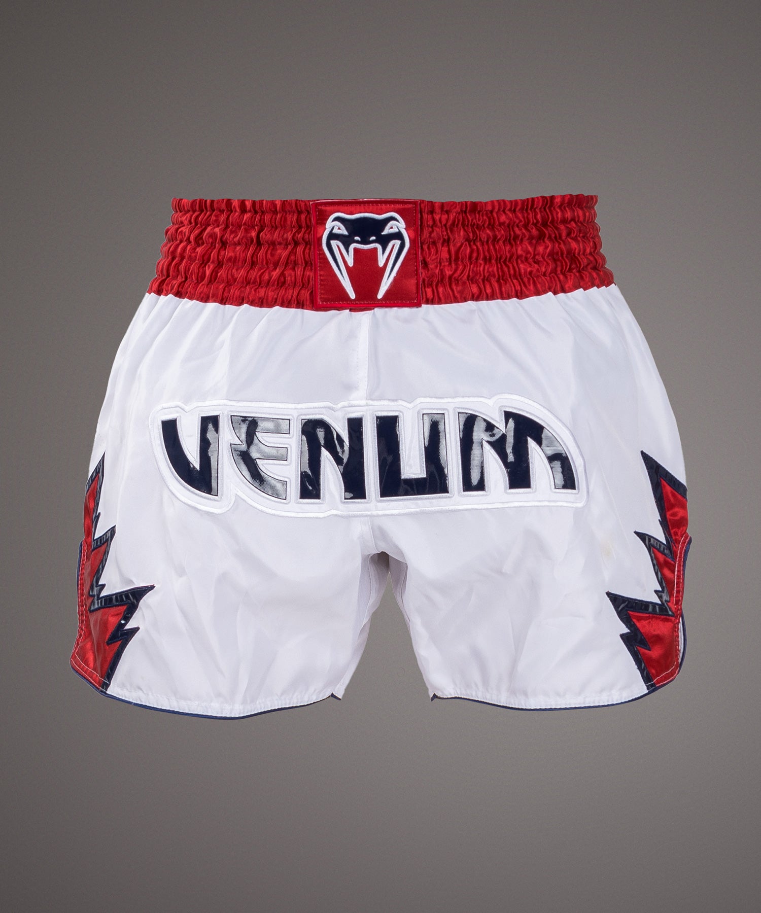 Shorts de Muay Thai Venum Inferno - Blanc/Rouge - product-type_Shorts de Muay Thai