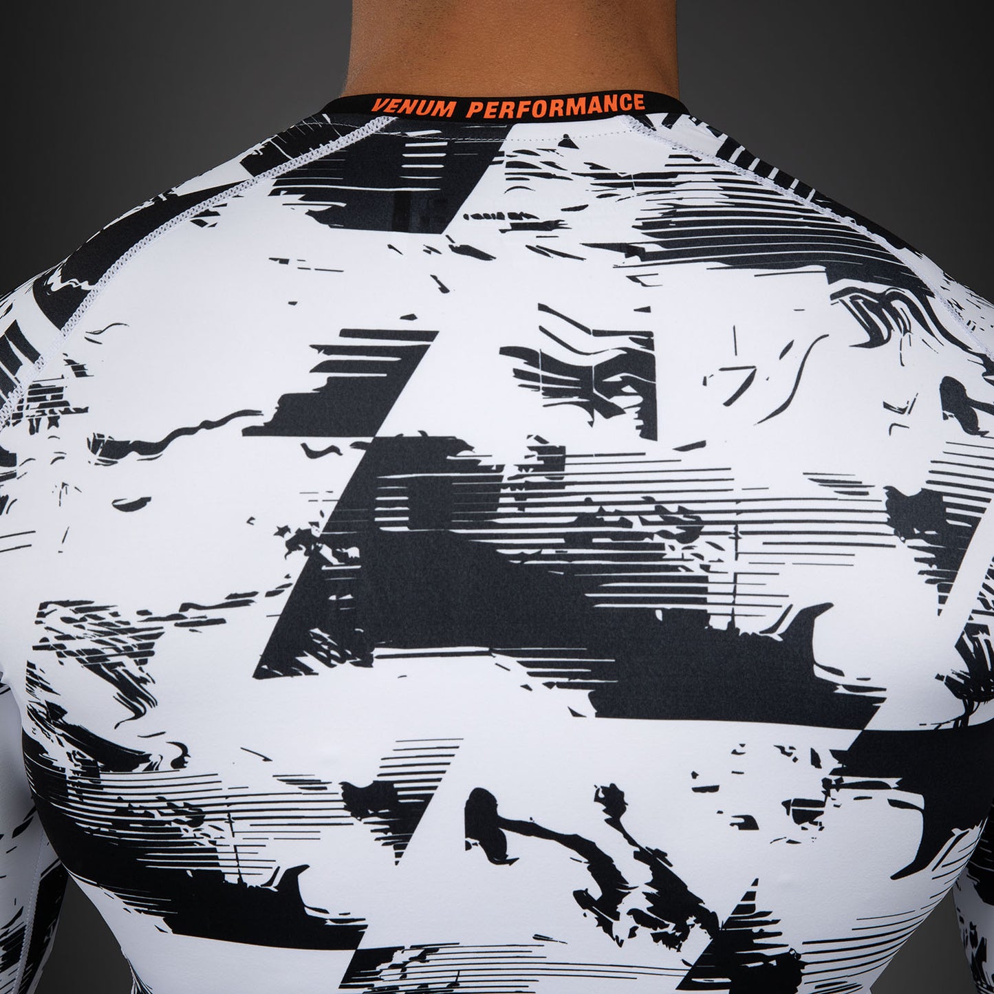 Rashguard manches longues Performance Homme UFC Zenith by Venum Authentic Fight Week - Blanc