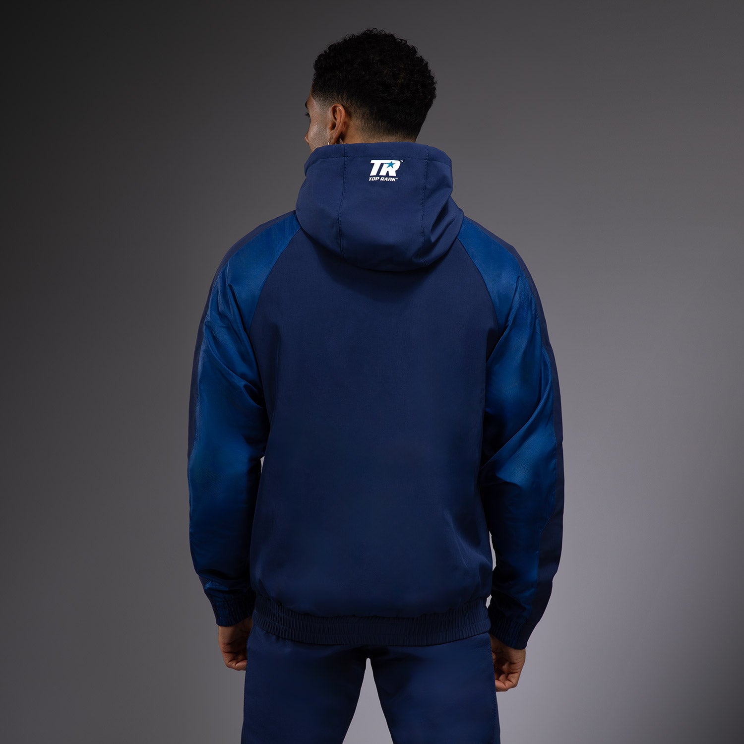 Hoodie Zippé Intégral Venum x Top Rank Original pour Hommes - Bleu Marine - product-type_Vestes