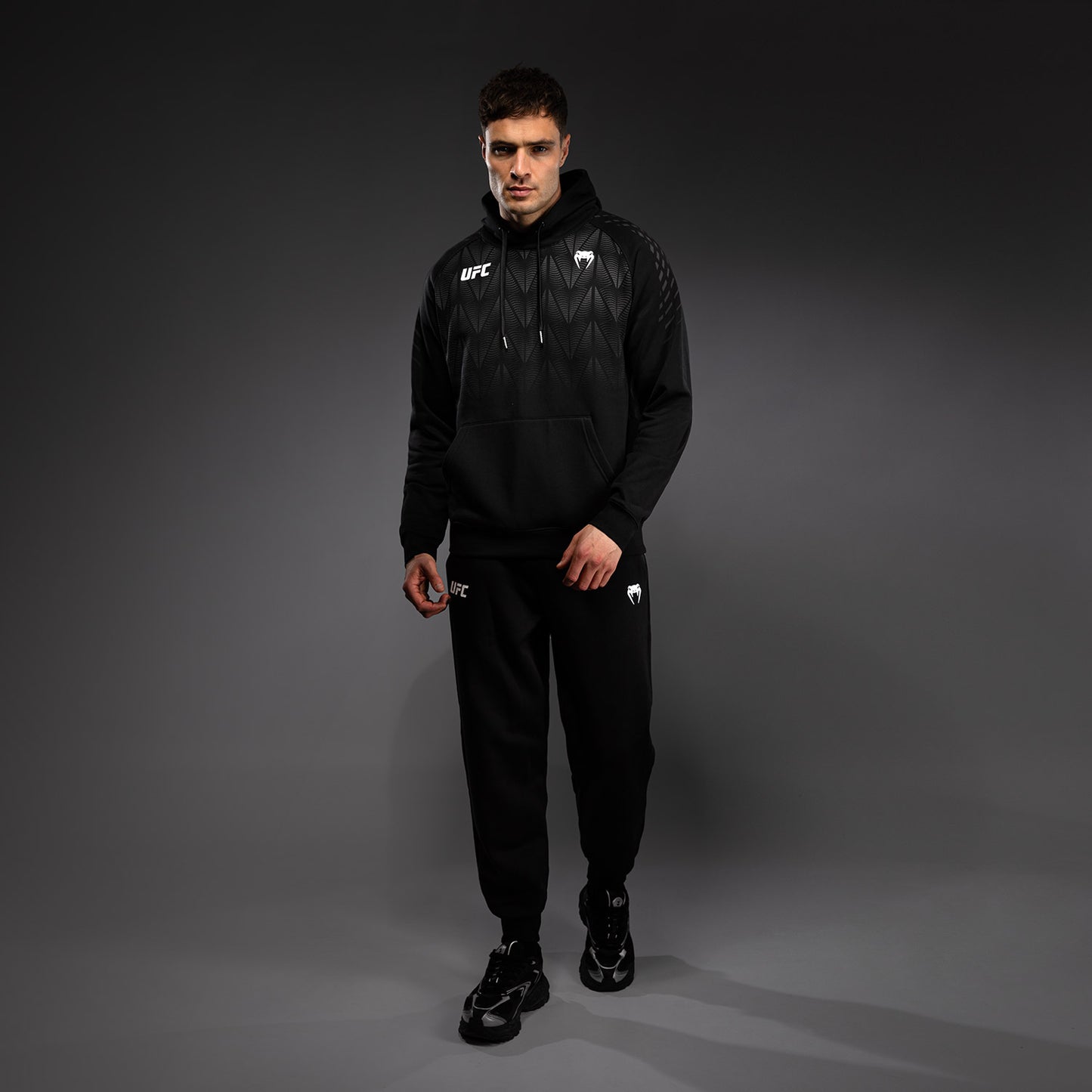 Sweat à capuche Homme UFC Zenith by Venum Replica - Noir