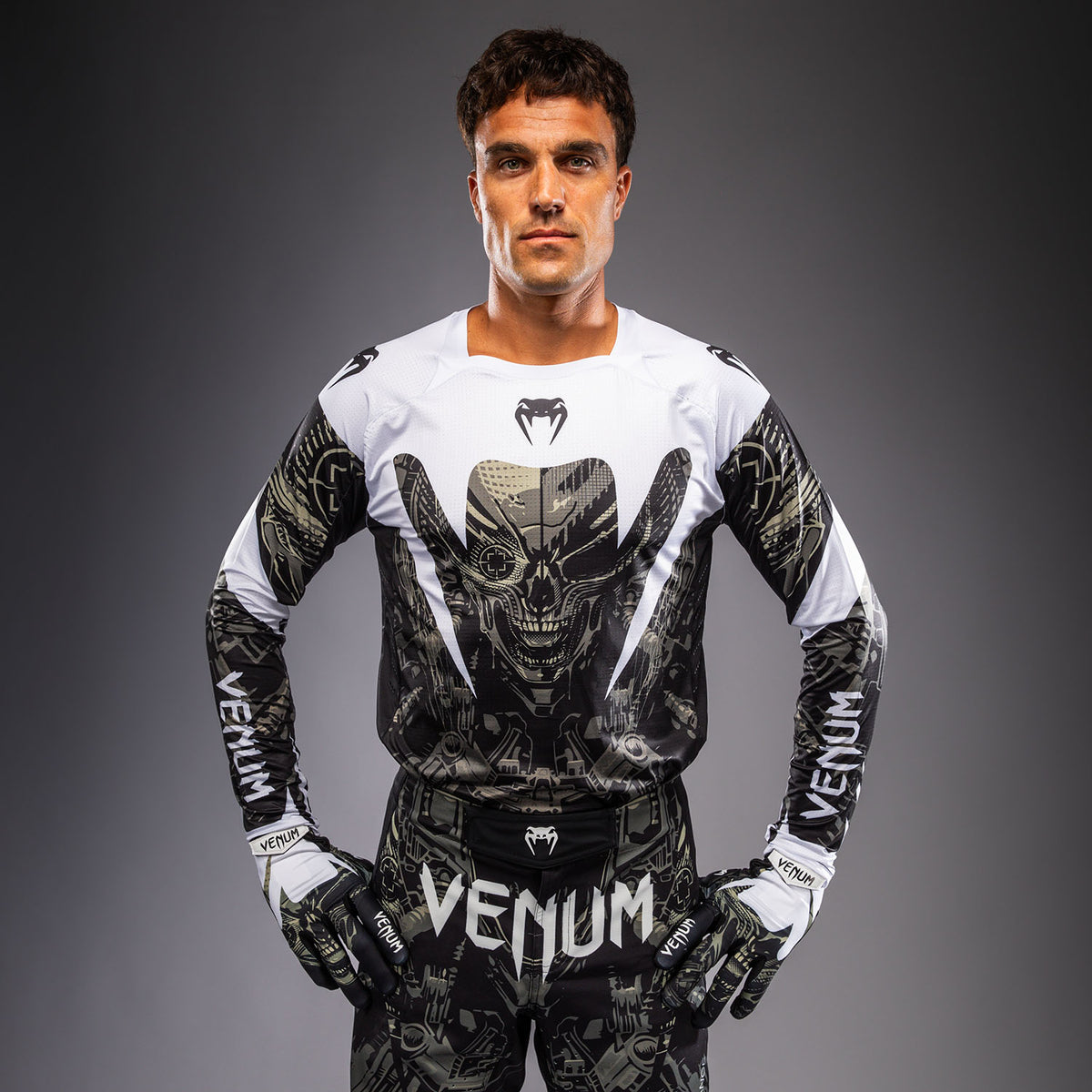 Maillot de Motorsports Venum MX Elite - Noir/Sable