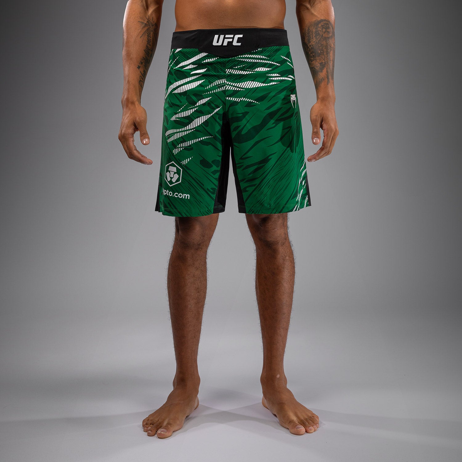 Shorts de Combat pour Hommes UFC Fusion by Venum Authentic Fight Night - Coupe Longue - Vert - product-type_Shorts de MMA