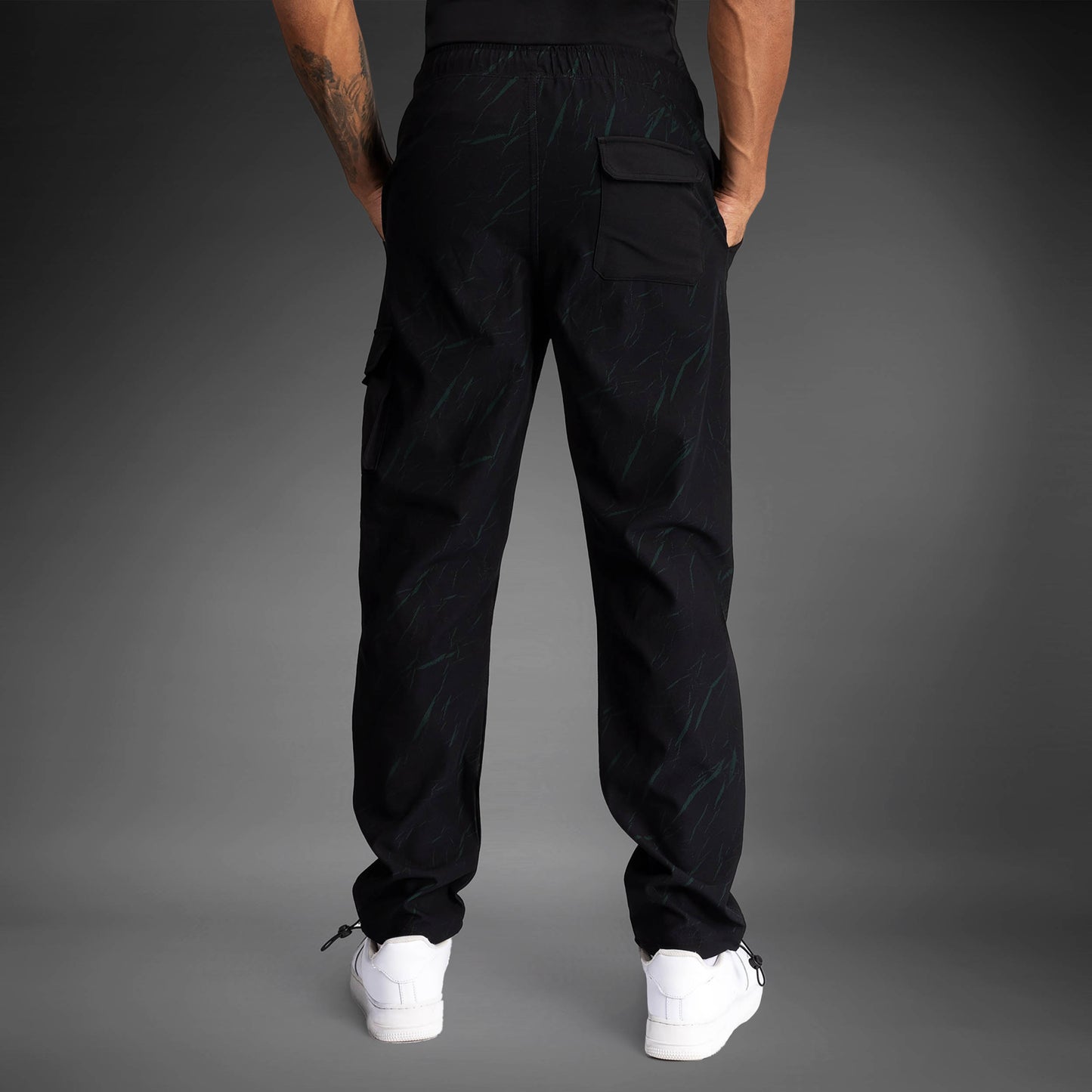 Jogging pour Hommes Venum Trooper - Noir/Vert - product-type_Pantalons de jogging
